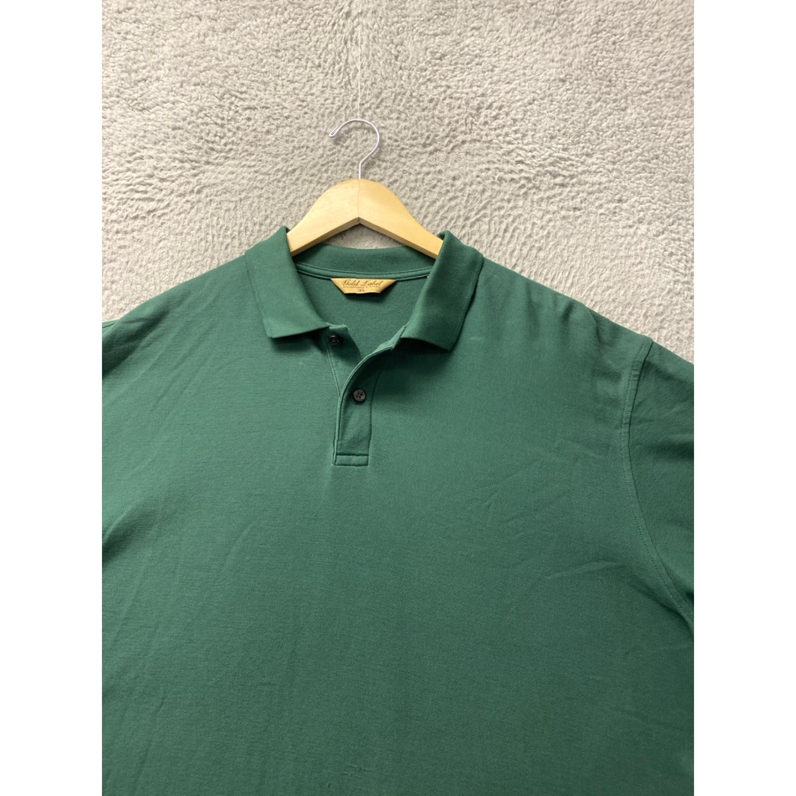 Roundtree & Yorke Roundtree & Yorke Gold Label Polo Shirt XL Green Short Sleeve Collared Casual Business Mens Size US XL / EU 56 / 4 - 2 Thumbnail
