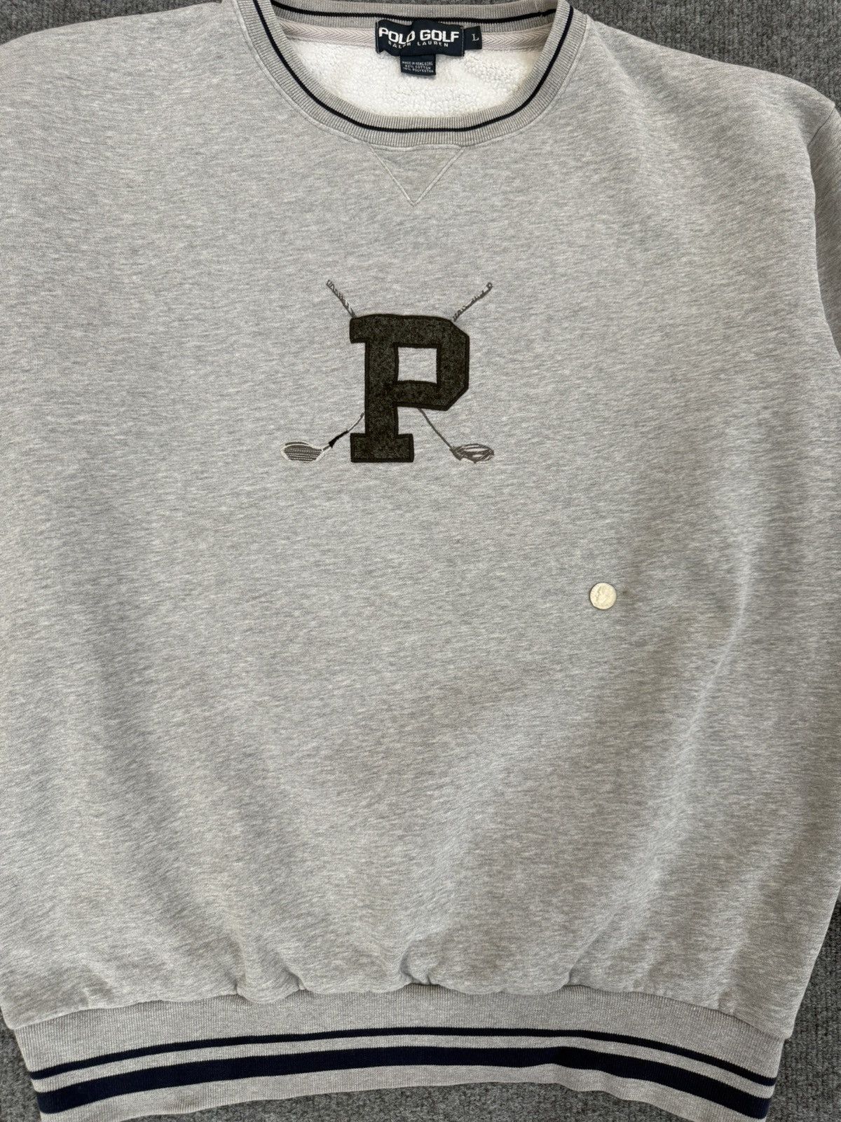 Polo Ralph Lauren Vintage Polo Golf Ralph Lauren “P” Crewneck L Size US L / EU 52-54 / 3 - 6 Thumbnail