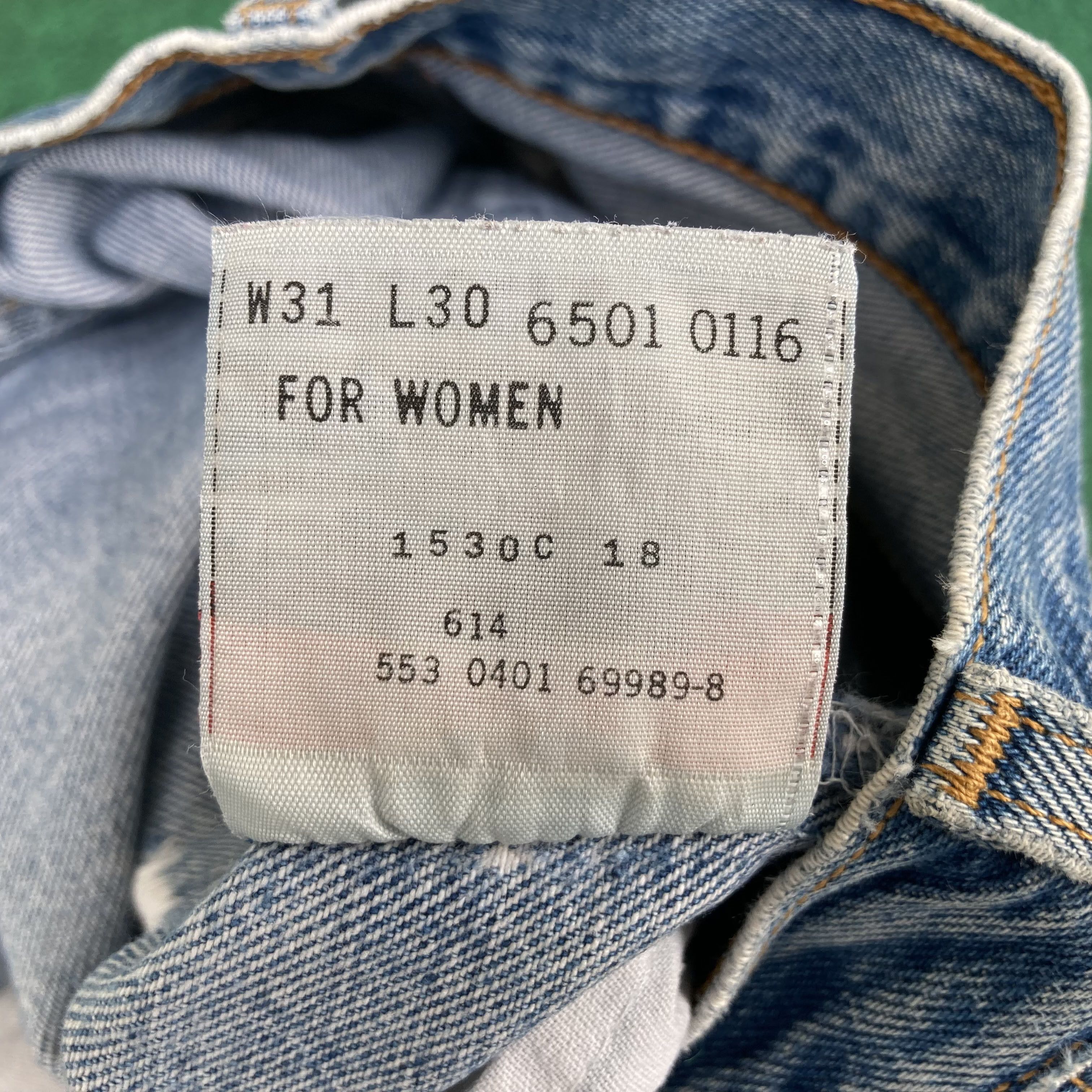 Levi's × Vintage Vtg Levis 501 Distressed Destroy Ripped Women Jeans Size 30" / US 8 / IT 44 - 5 Thumbnail