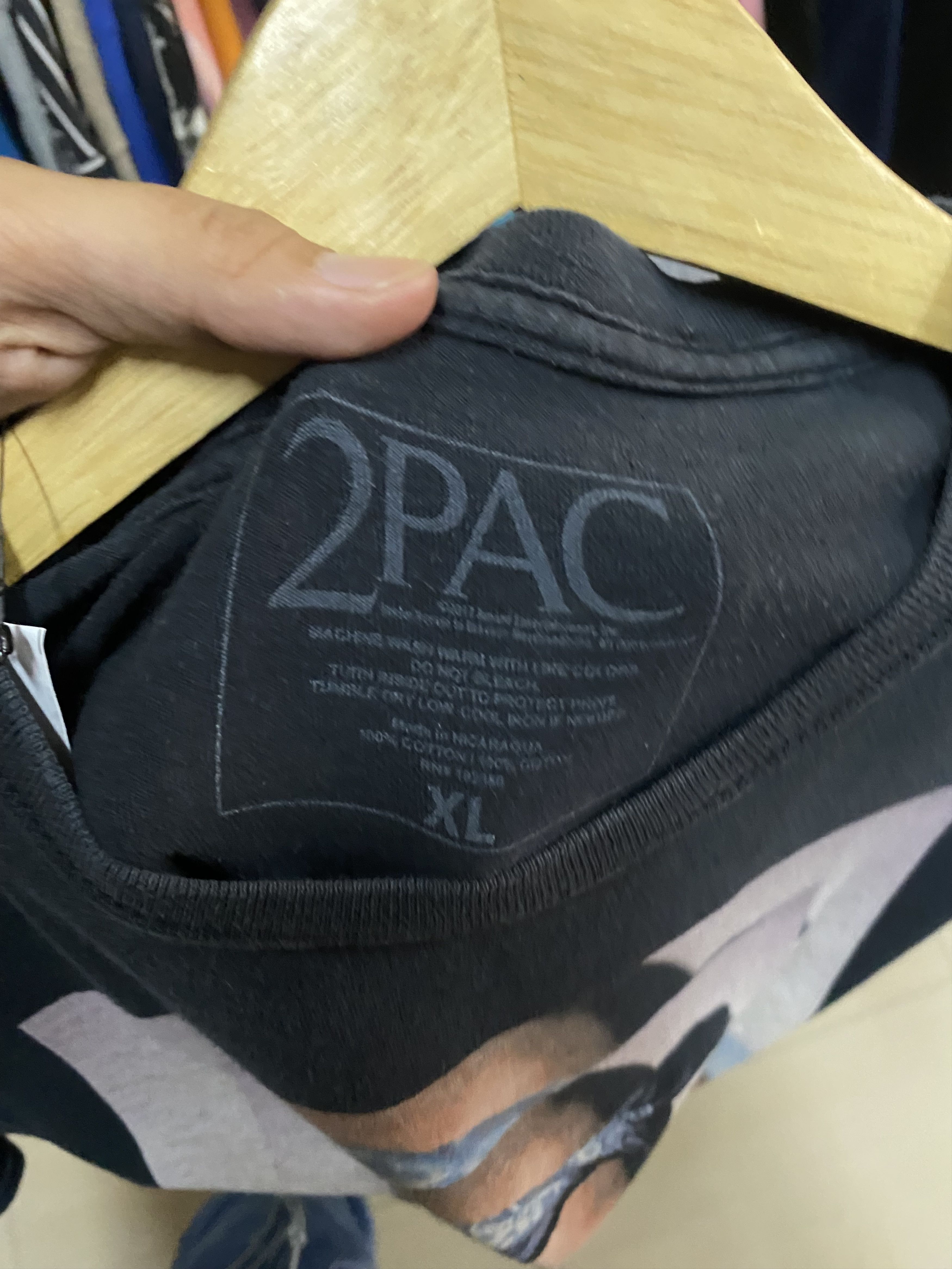 Rap Tees Tupac Shakur 2pac Rap T-shirt Size US XL / EU 56 / 4 - 3 Thumbnail