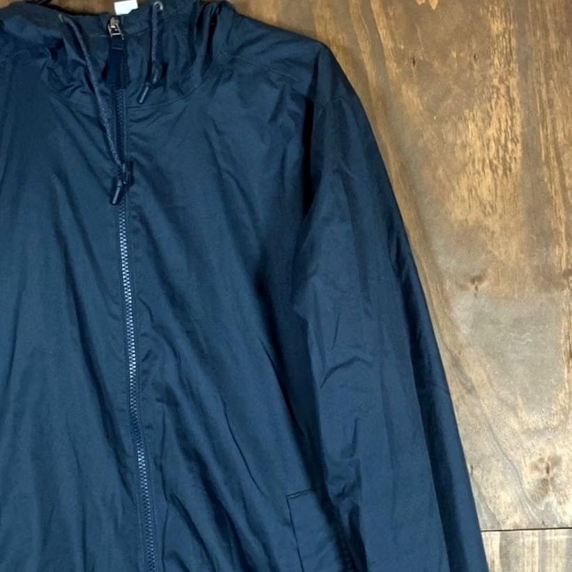 Vintage REI Co-Op Mens Jacket Navy Blue Full-Zip Hooded Windbreaker Long Sleeve Small Size US S / EU 44-46 / 1 - 5 Thumbnail