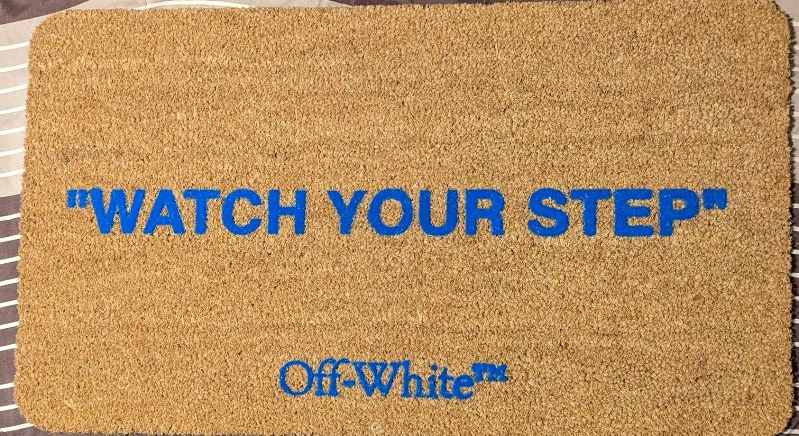 Off-White Off White Doormat 2.0 "Watch Your Step" Size ONE SIZE - 4 Thumbnail