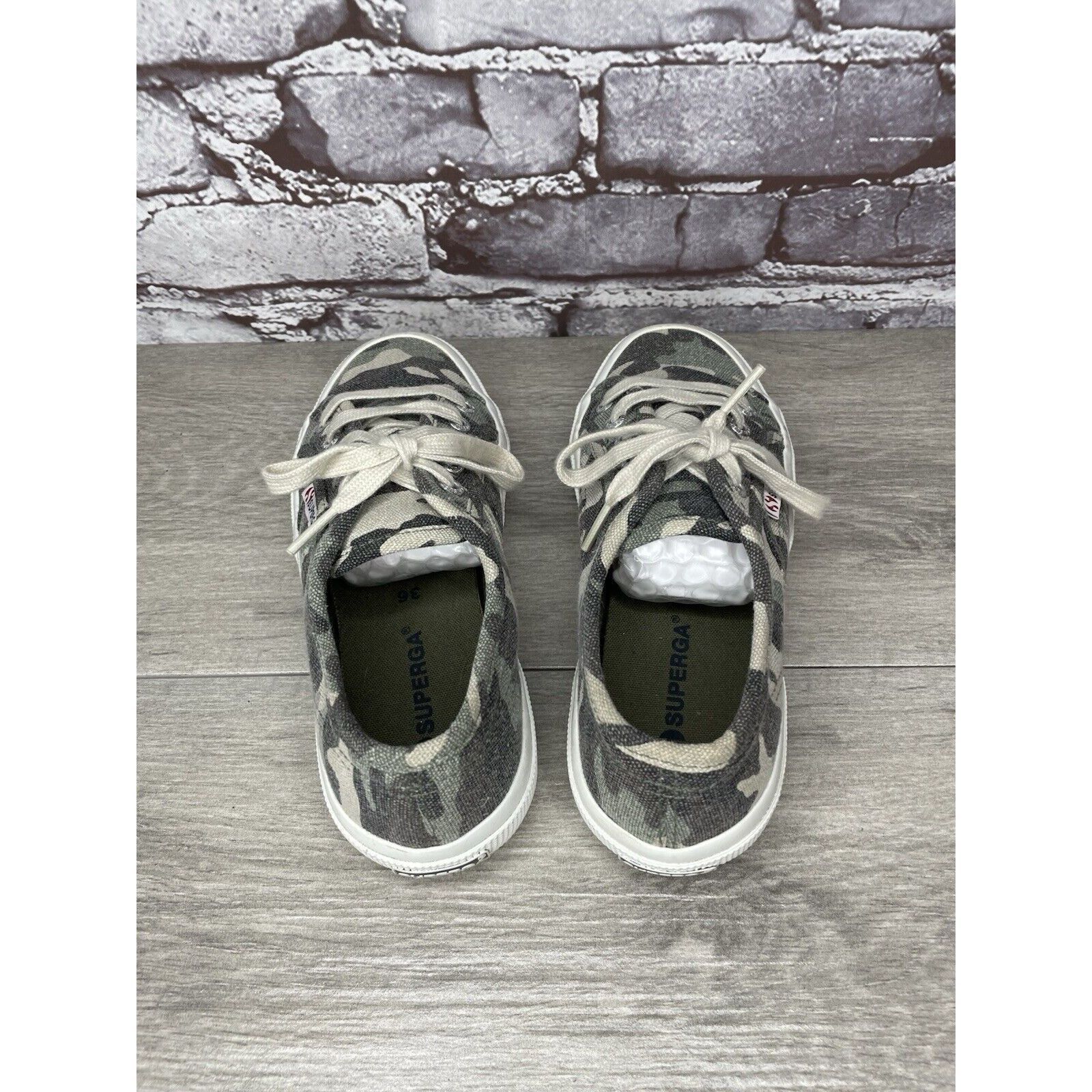 Superga Superga Camo Army Canvas Fabric Lace Up Casual Sneakers Shoe Size US 6 / IT 36 - 6 Thumbnail