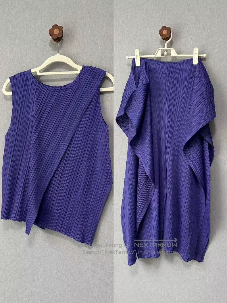 Issey Miyake Issey Miyake Purple vest Size L / US 10 / IT 46 - 1 Thumbnail