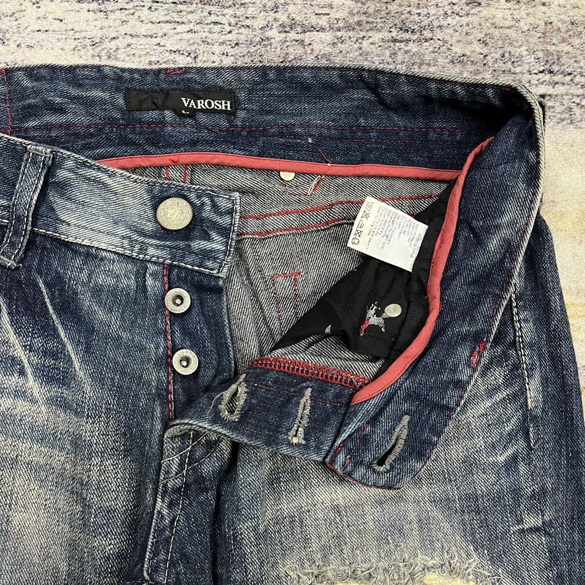 Hysteric Glamour Japanese brand varosh distressed flared denim pants Size US 32 / EU 48 - 9 Thumbnail