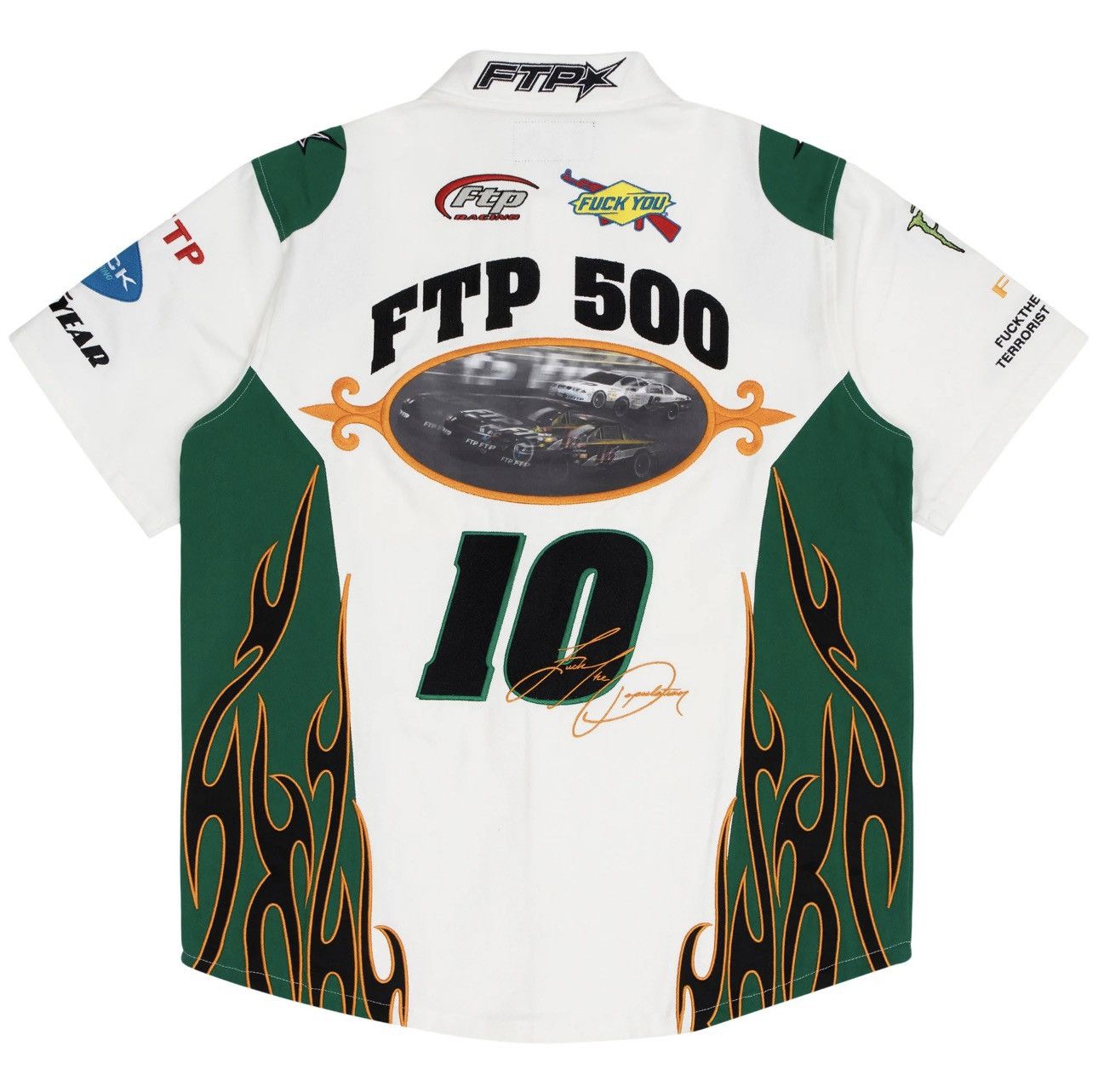 Fuck The Population Raceway button up shirt Size US L / EU 52-54 / 3 - 1 Thumbnail
