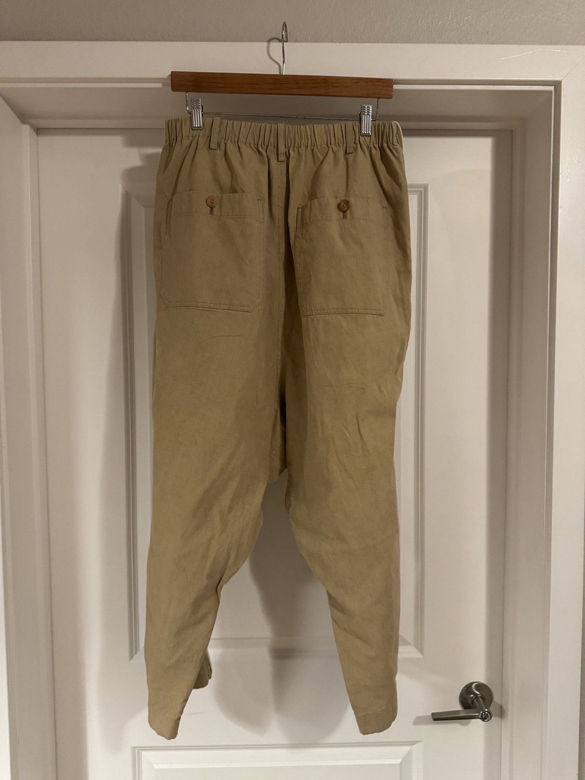 Yohji Yamamoto 00ss seatbelt drop crotch trousers Size US 31 - 4 Thumbnail