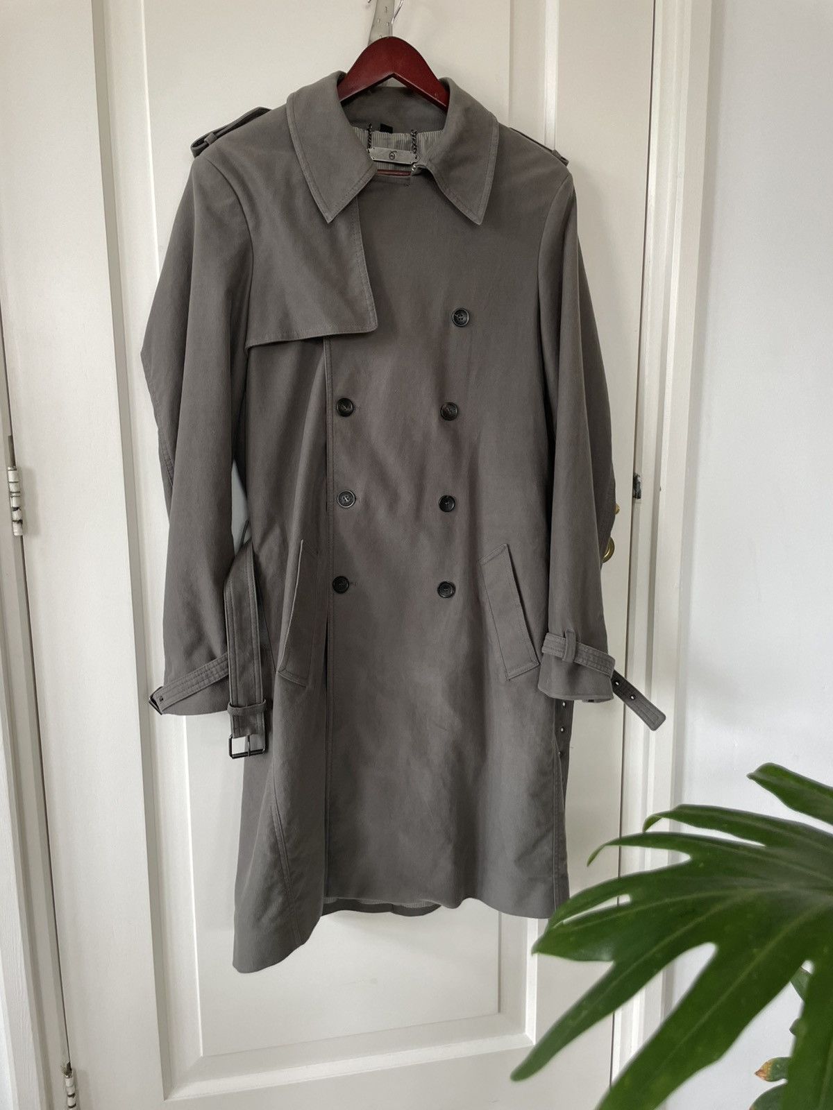 MCQ MCQ - Matte Grey Trenchcoat Size US M / EU 48-50 / 2 - 5 Thumbnail