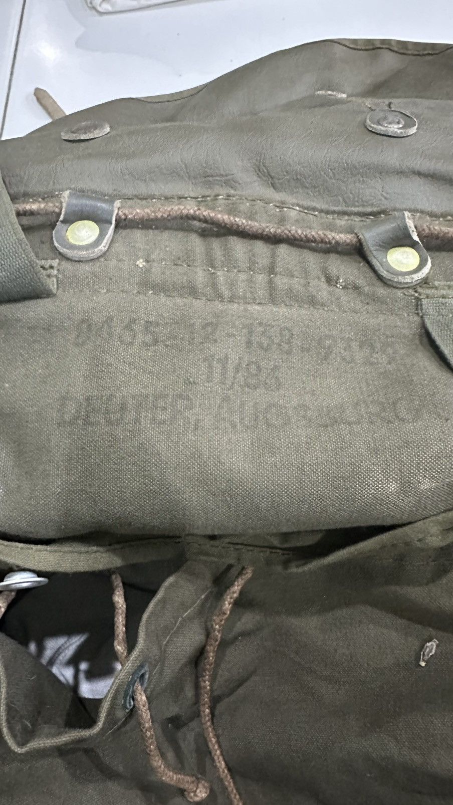 Army Of Me 🔥Rare🔥 1940s Deuter Augsburg Rucksack leather Backpack Size ONE SIZE - 7 Thumbnail