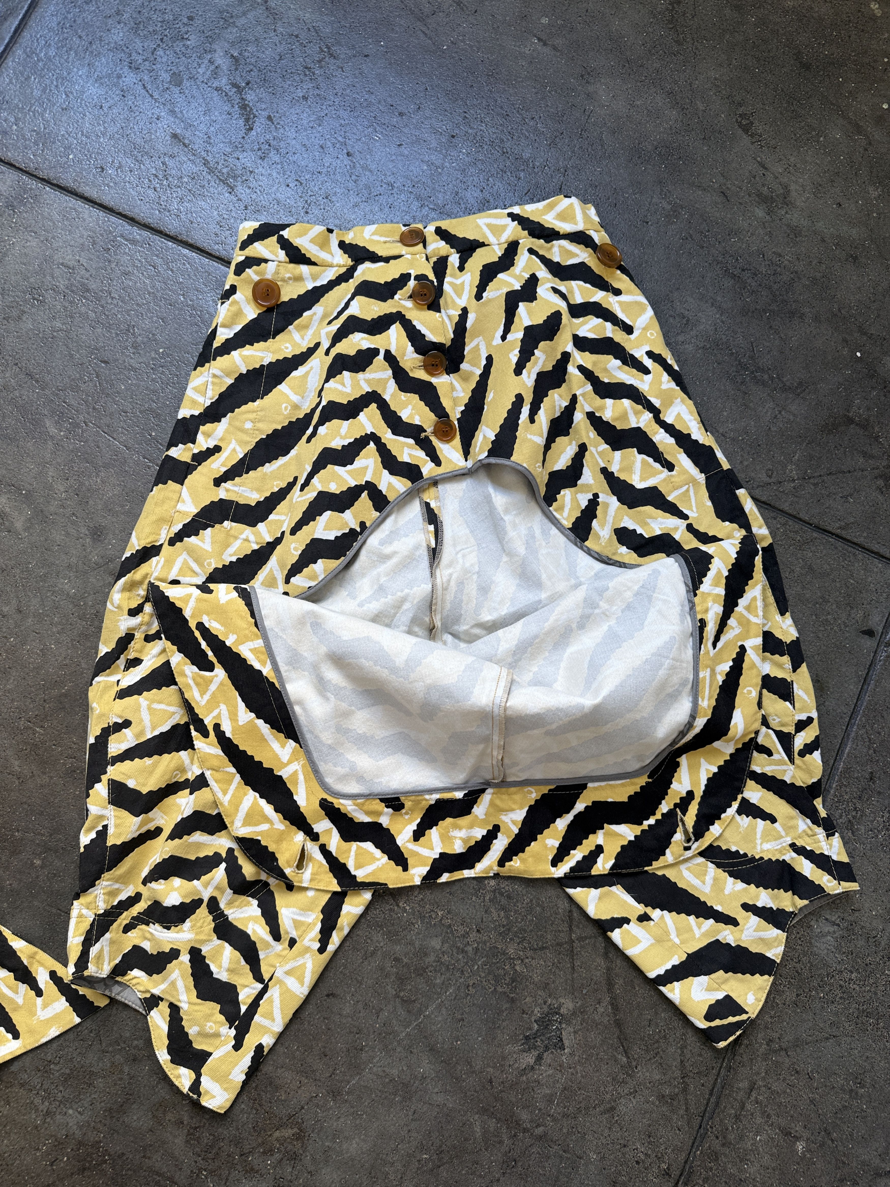 Vivienne Westwood Red Label 2016 Set !!! African Print W/ UNIQUE tailoring Size S / US 4 / IT 40 - 9 Thumbnail