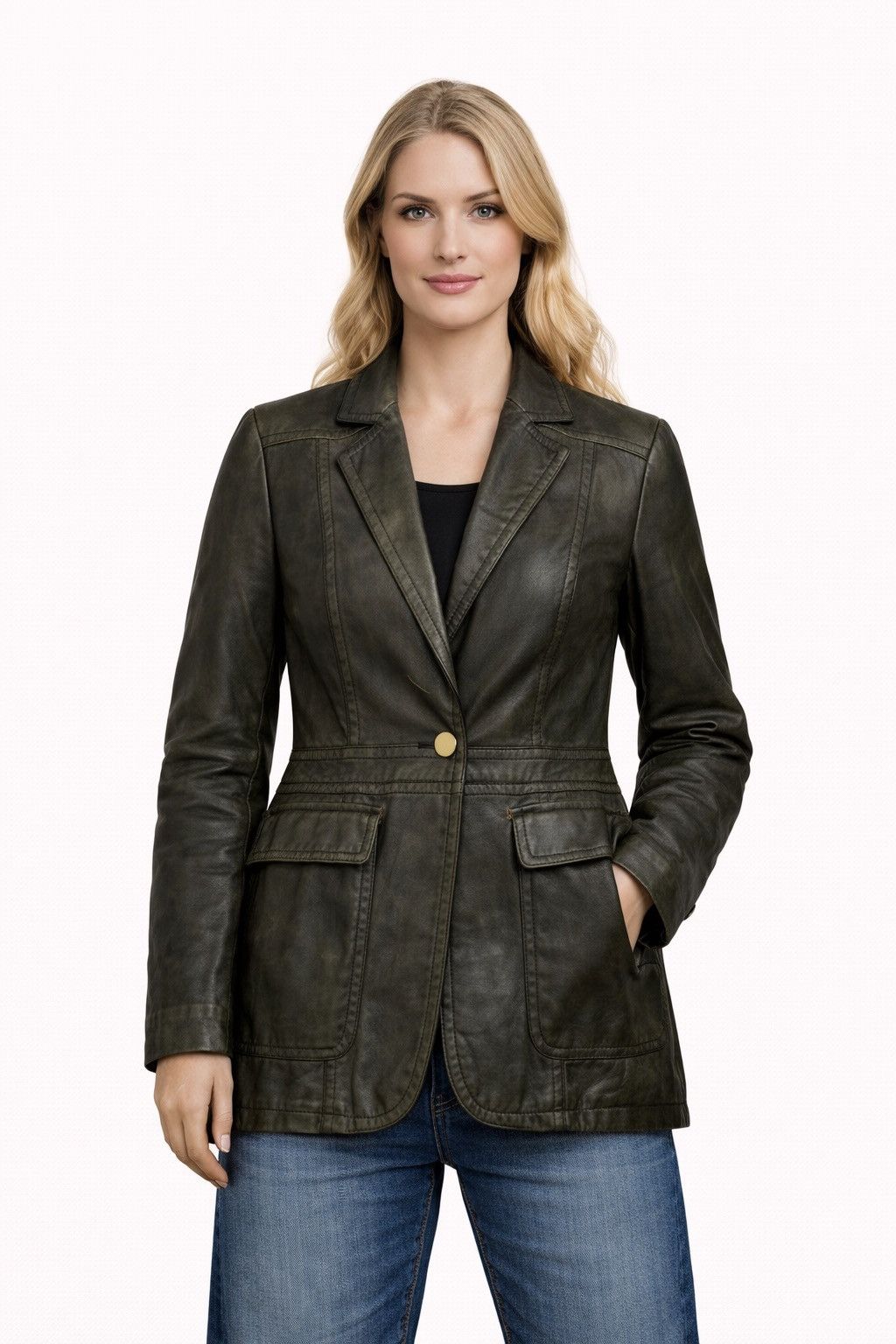 Gucci Gucci Leather Jacket Coat Women’s Luxury Very Rare Vintage Size S / US 4 / IT 40 - 1 Thumbnail