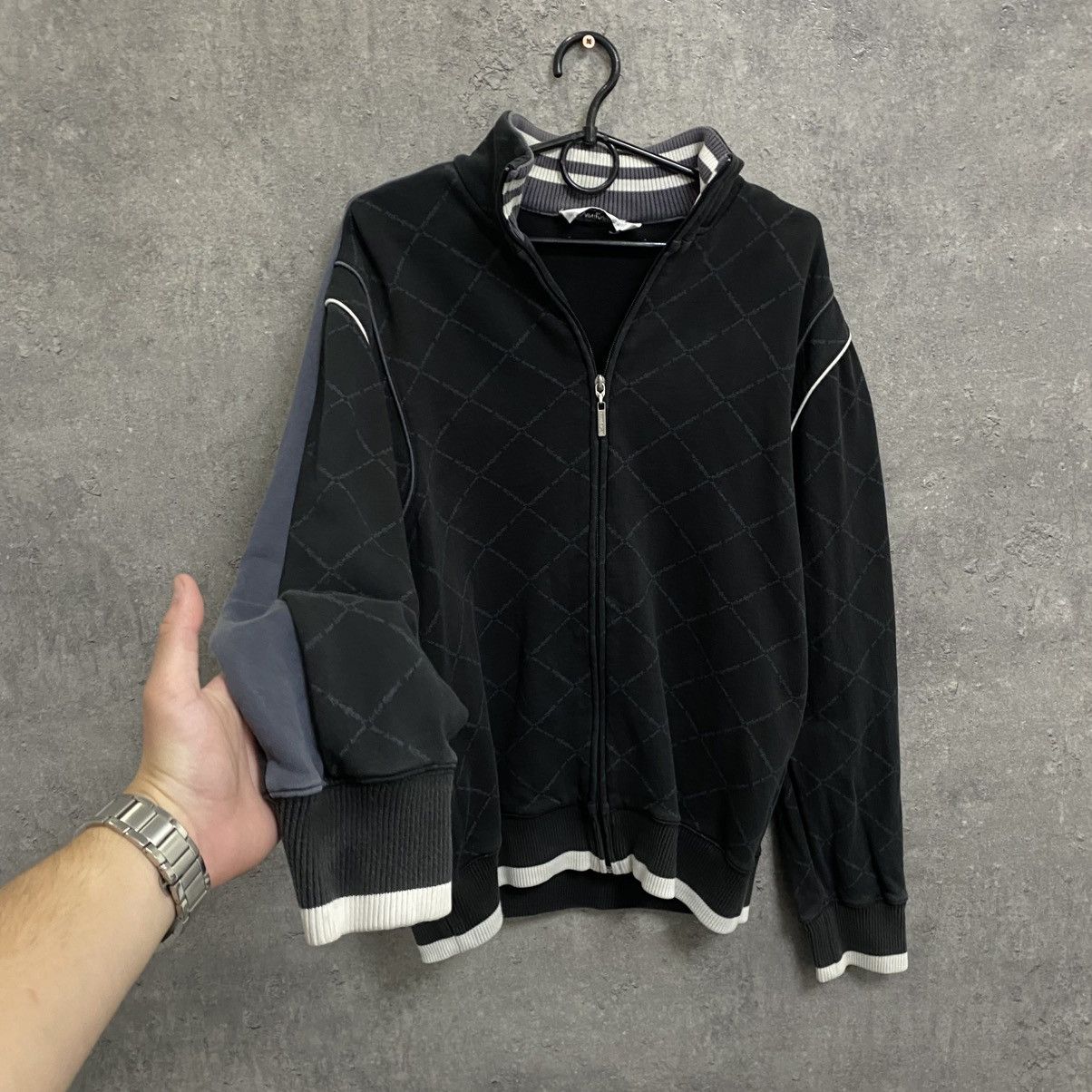 Vintage YSL Yves Saint Laurent Zip Up Hoodie Monogram