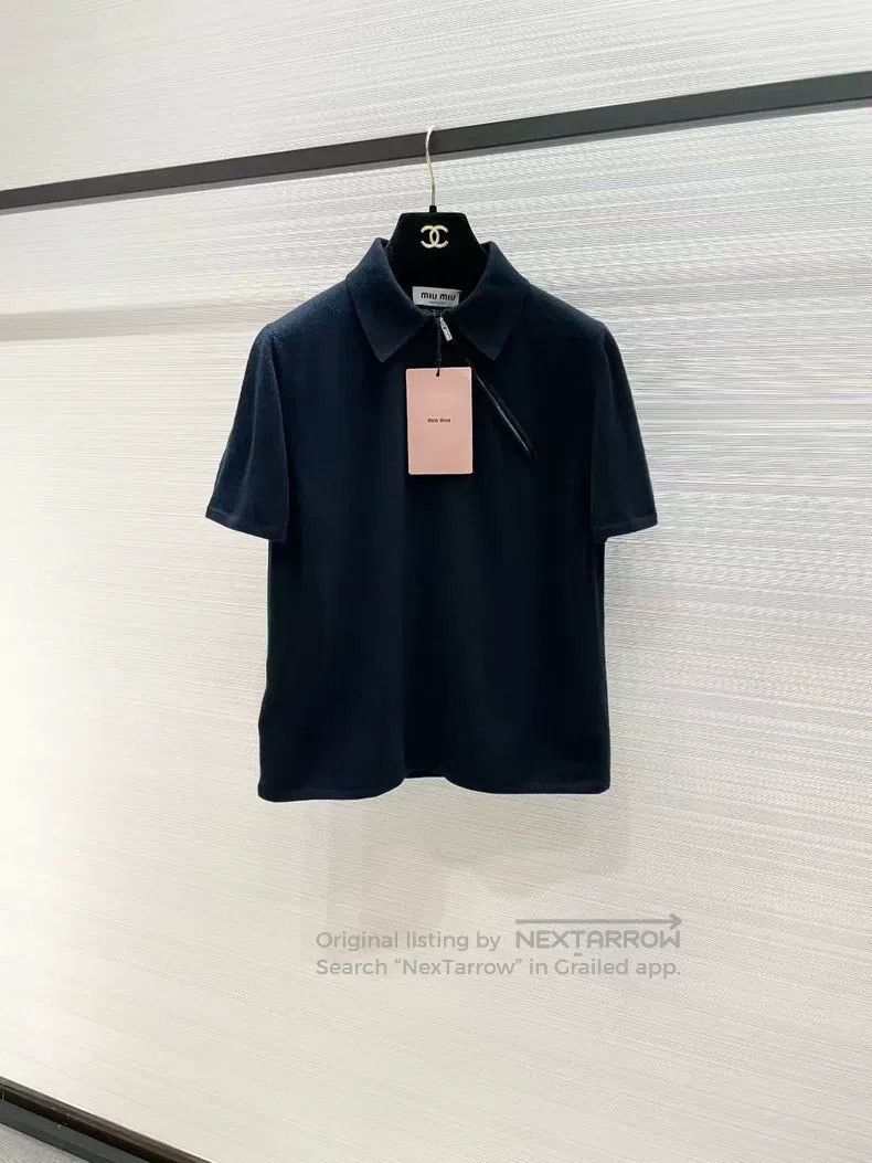 Miu Miu Miu Miu 36 New cashmere knitted short sleeves in autumn and Size S / US 4 / IT 40 - 1 Thumbnail
