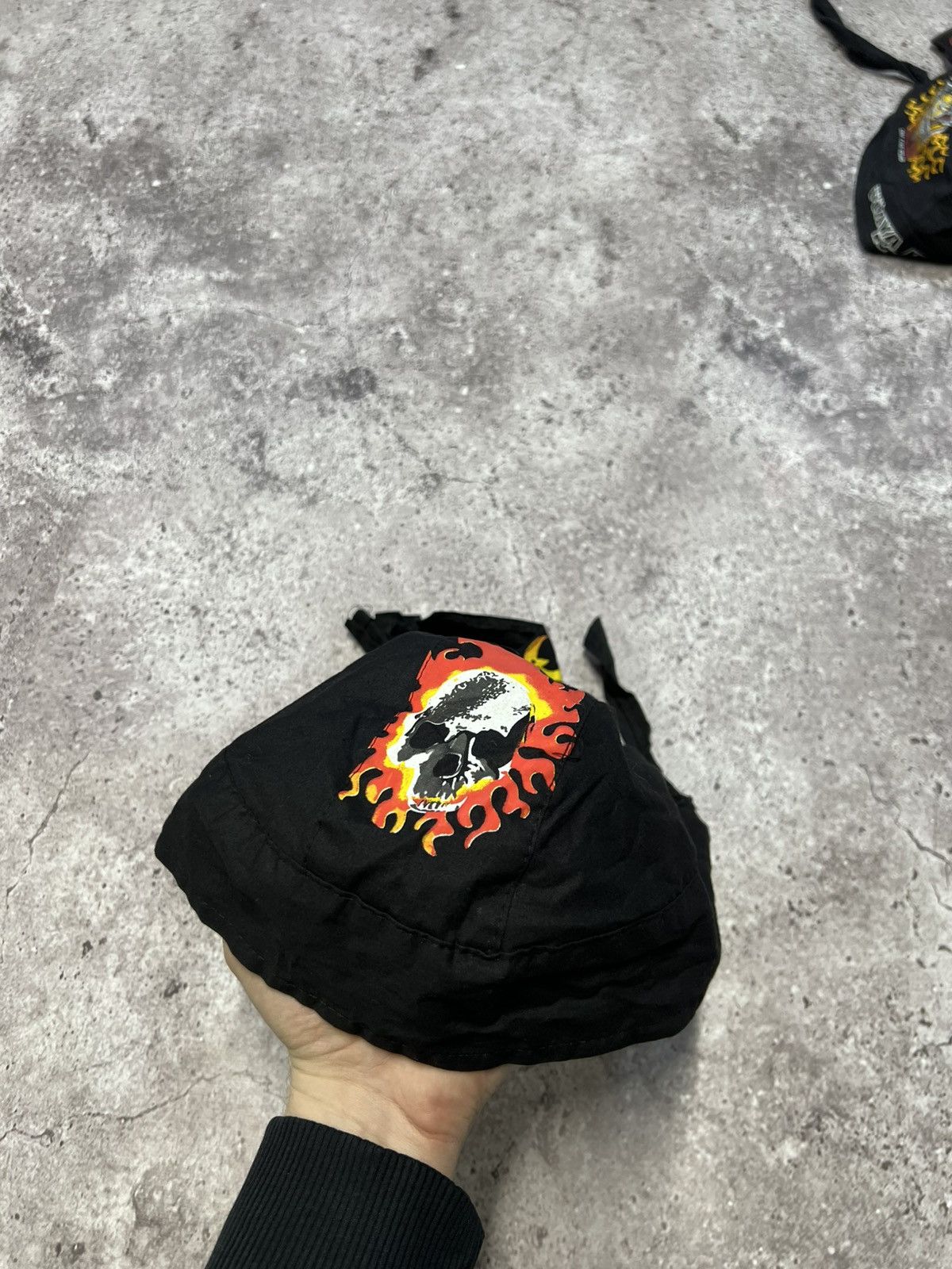 Harley Davidson Harley-Davidson Mexico X3 Biker Headwrap Bandana Cap Faded Size ONE SIZE - 15 Thumbnail
