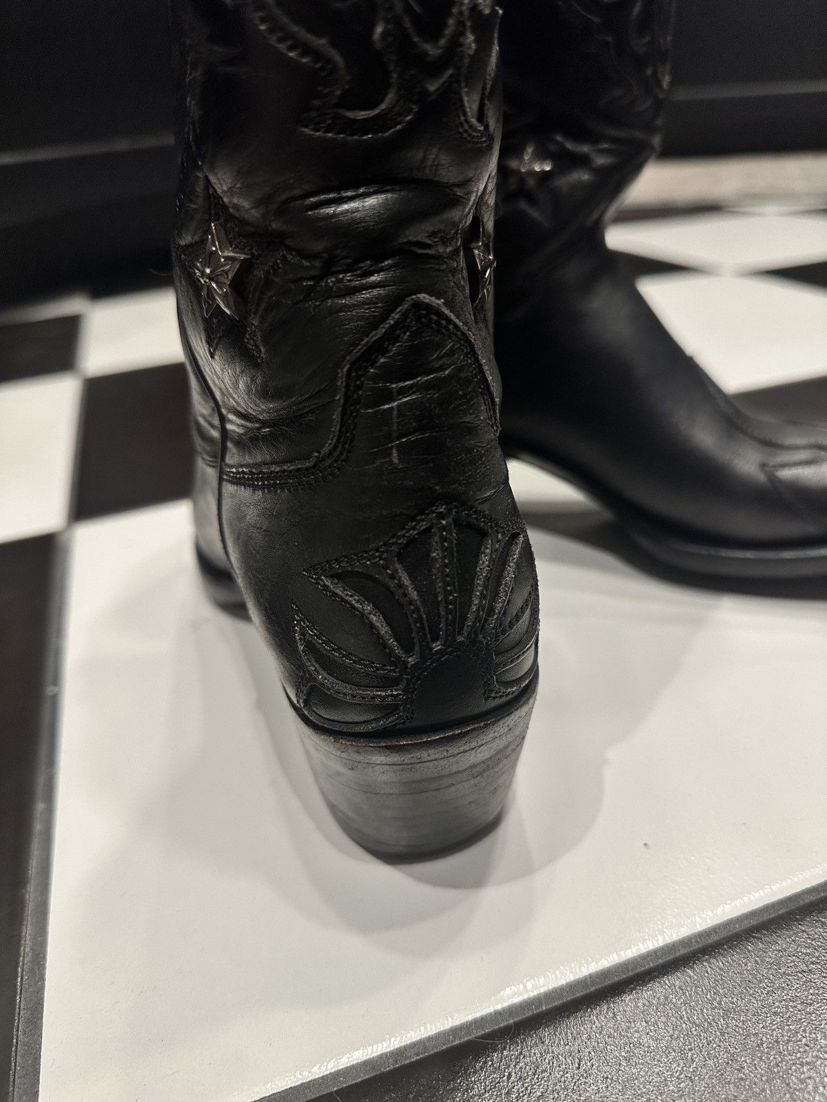 Chrome Hearts Chrome Hearts Cowboy Western Boots Size US 7.5 / IT 37.5 - 3 Thumbnail