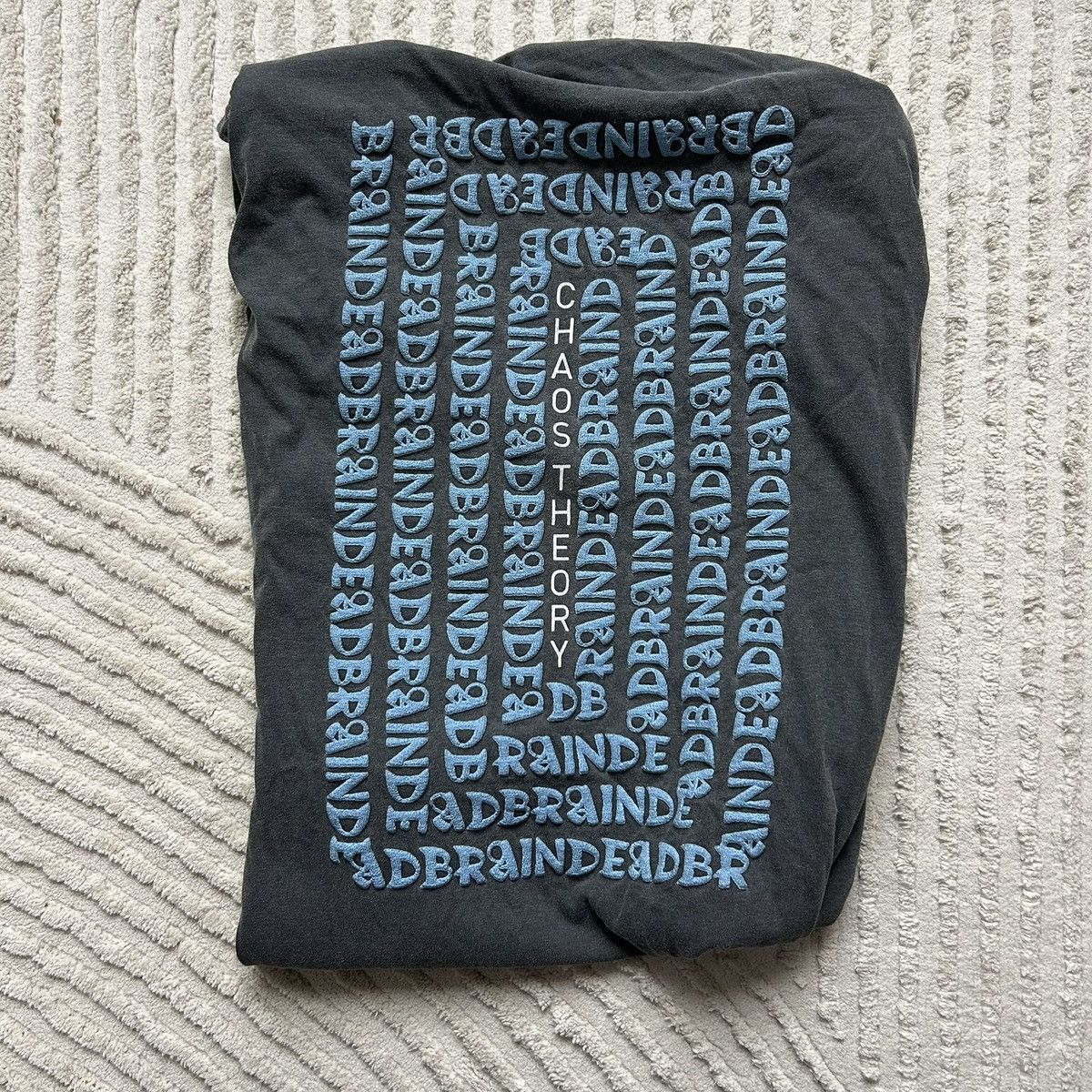 Brain Dead Brain Dead Chaos Long Sleeve T-Shirt (Charcoal) Size US S / EU 44-46 / 1 - 3 Thumbnail