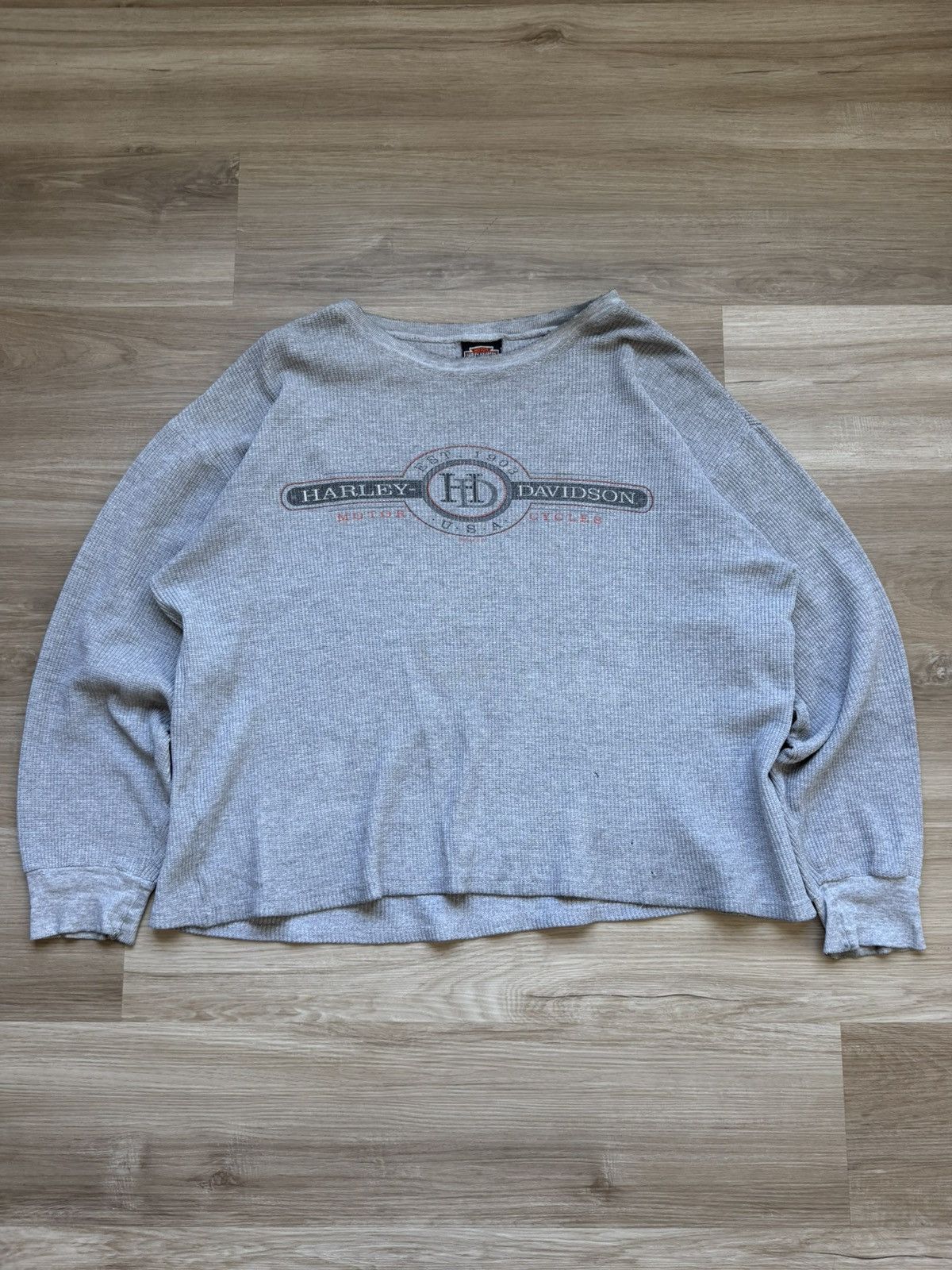Harley Davidson Vintage Harley Davidson thermal Size US L / EU 52-54 / 3 - 1 Thumbnail