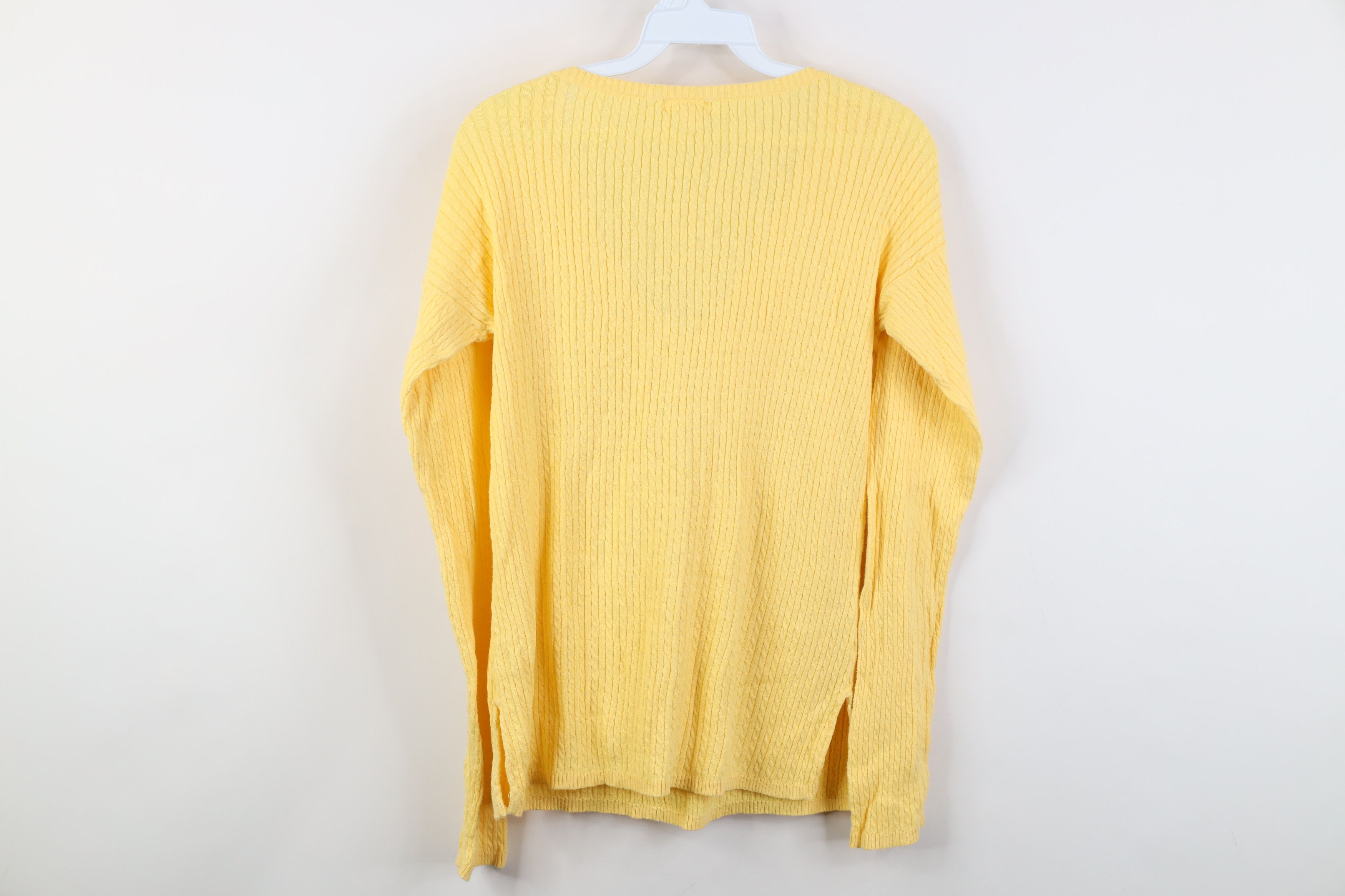 Ralph Lauren Vintage 90s Y2K Ralph Lauren Lightweight Cable Knit Sweater Size L / US 10 / IT 46 - 9 Thumbnail