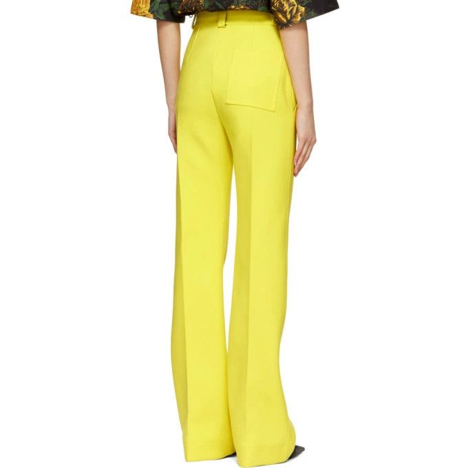 Kwaidan Editions Yellow Straight-Leg Trousers Size 28" / US 6 / IT 42 - 3 Thumbnail
