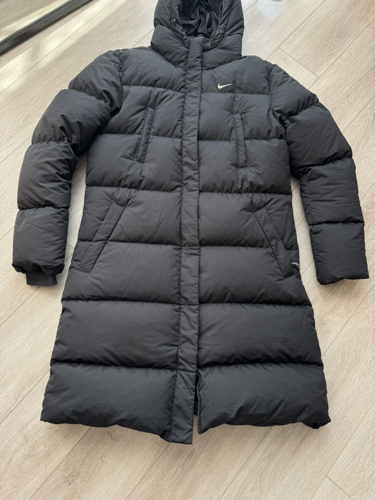 Nike Nike Vintage Down Puffer Long Sleeve Jacket Swoosh Size M / US 6-8 / IT 42-44 - 3 Thumbnail