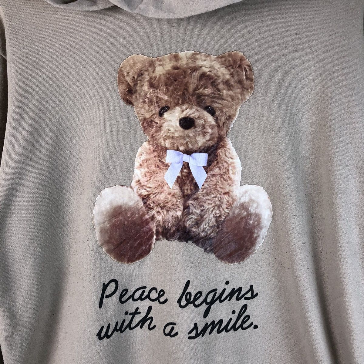 Japanese Brand × Vintage Teddy Bear Leah Matin Brown Hoodie with ears #7467 Size M / US 6-8 / IT 42-44 - 7 Thumbnail