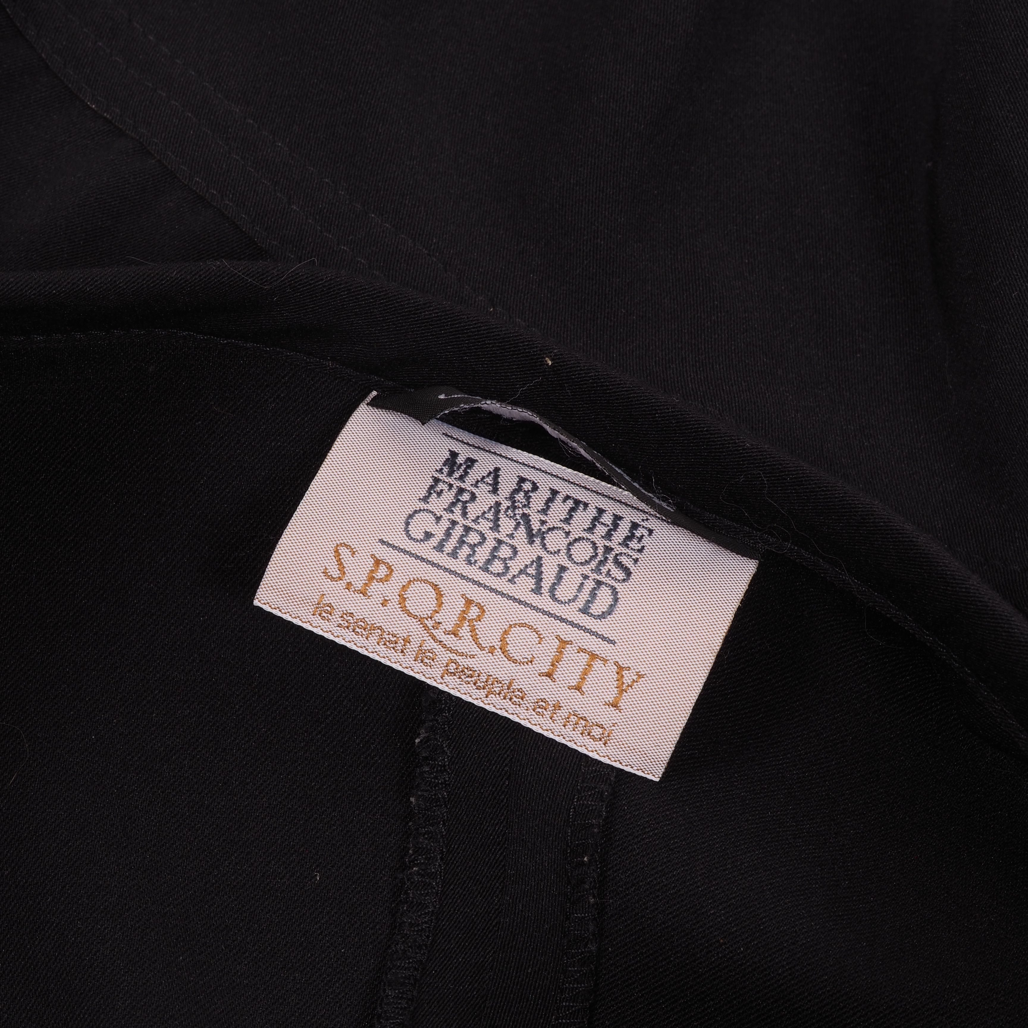 Marithe + Francois Girbaud Marithe Francois Girbaud Vintage Black Blazer Jacket Size M / US 6-8 / IT 42-44 - 4 Thumbnail