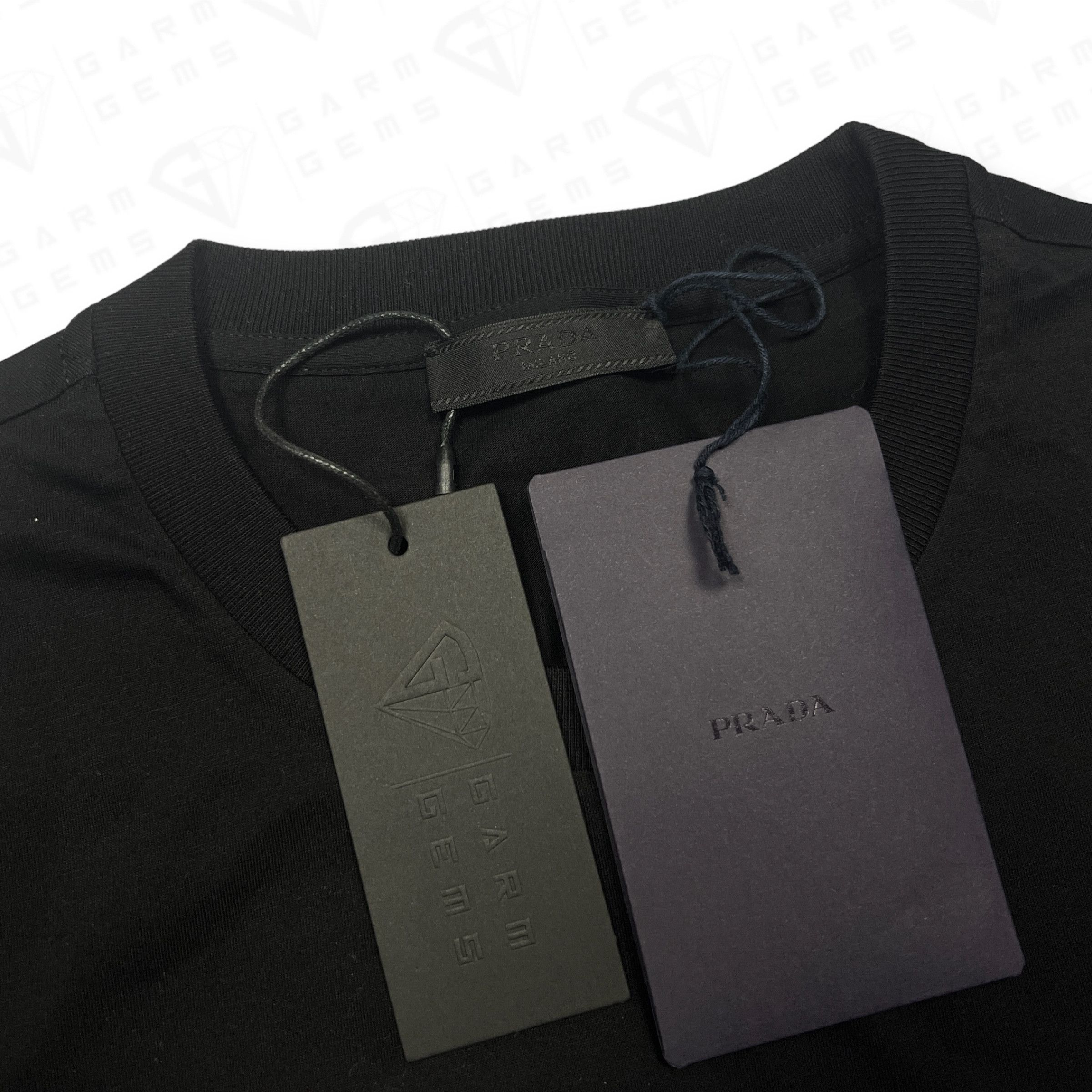 Prada Prada Plain Cotton T-Shirt Size US L / EU 52-54 / 3 - 3 Thumbnail