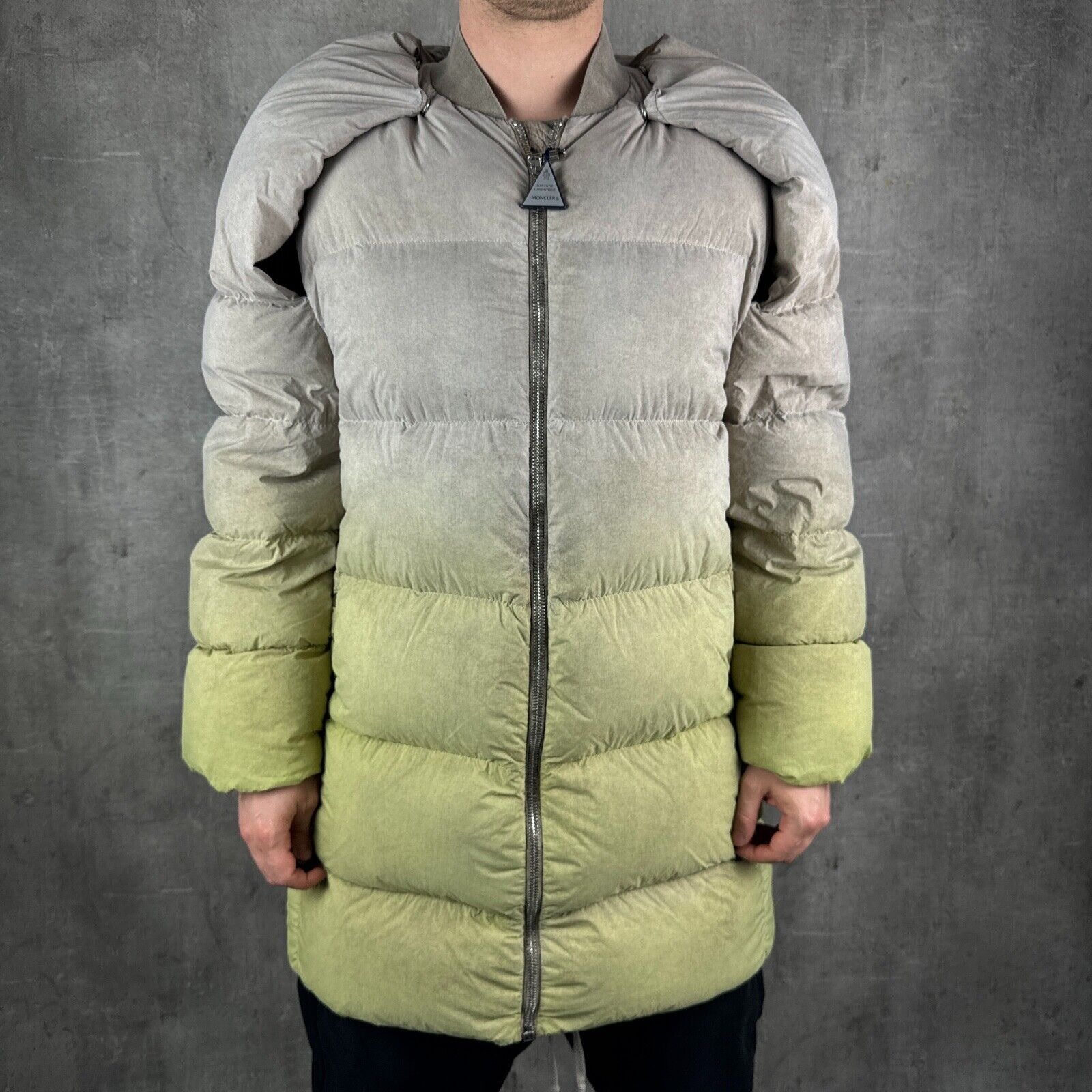 Moncler × Rick Owens RICK OWENS x Moncler FW23 Convertible Parka Funnel Neck Coat Size US S / EU 44-46 / 1 - 7 Thumbnail