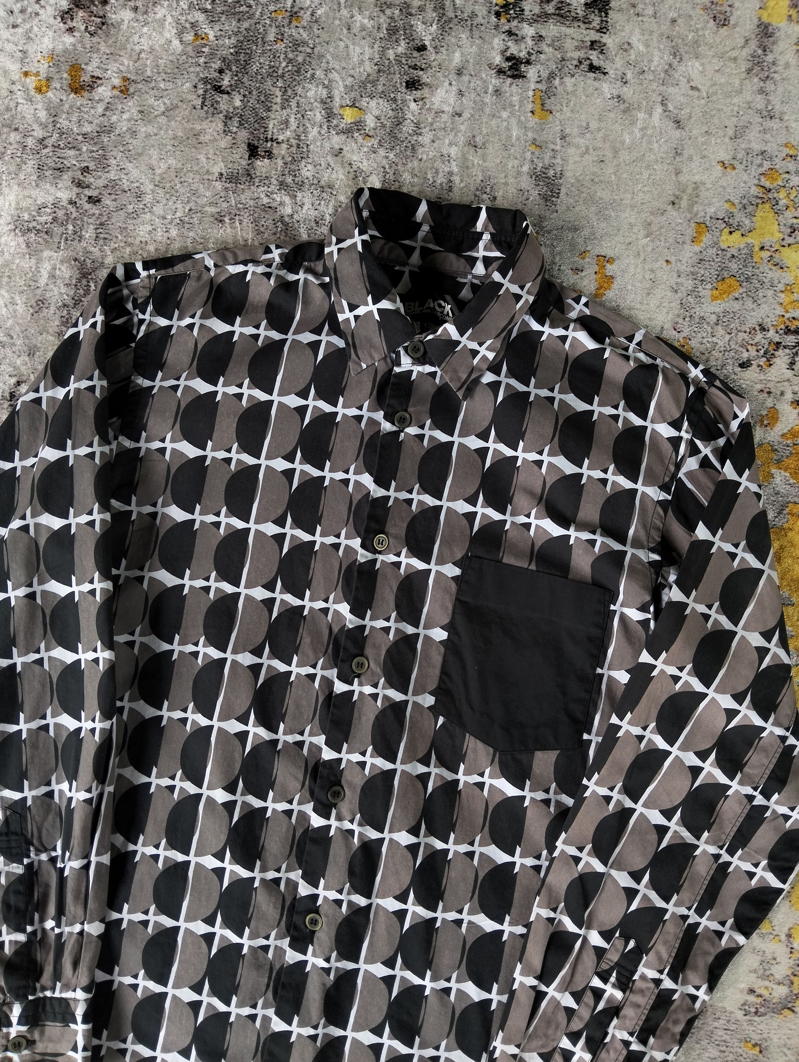 Comme des Garcons Black AD2009 Comme des Garcons Black Abstract Shirt Size US S / EU 44-46 / 1 - 2 Thumbnail
