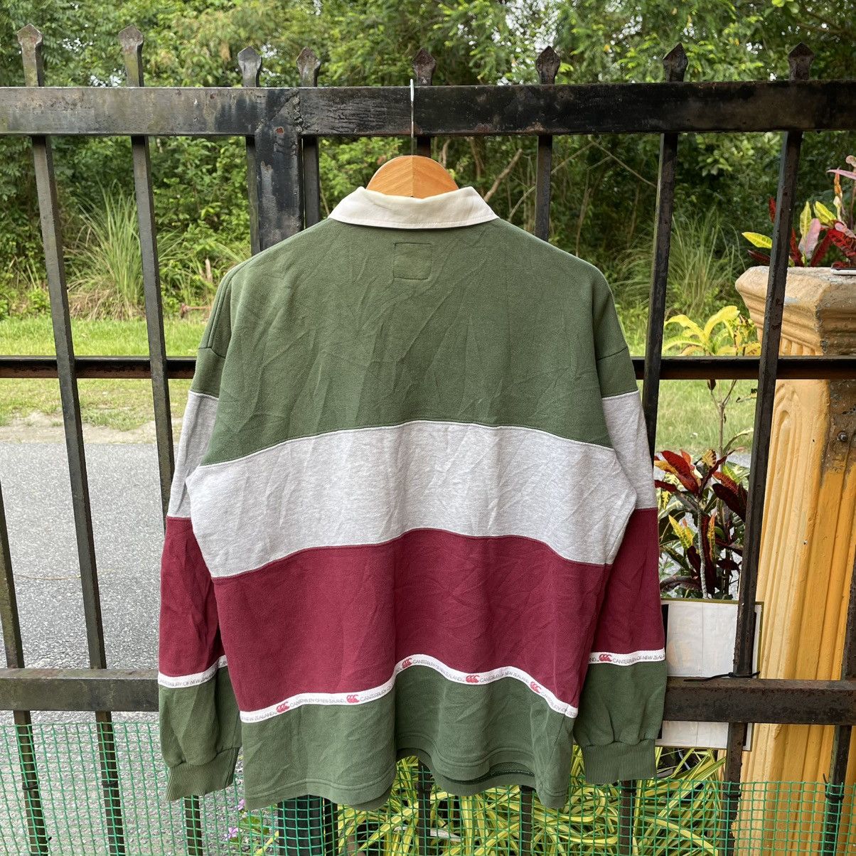 Canterbury of New Zealand 🔥Vintage Canterbury Tricolour Striped Polos Rugby Shirts Size US L / EU 52-54 / 3 - 2 Thumbnail