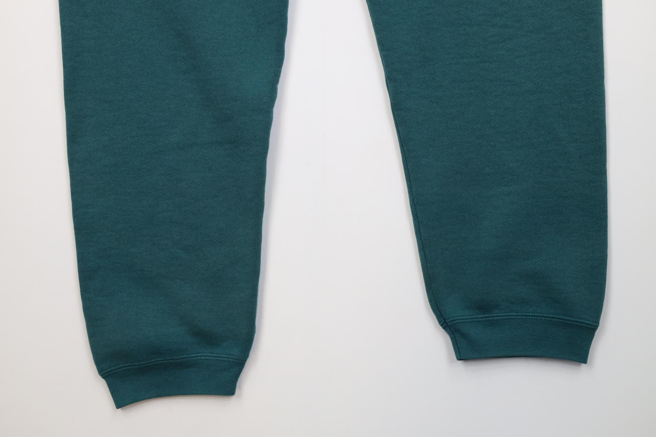 Vintage Vintage 90s Streetwear Blank Sweatpants Joggers Pants Green Size 28" / US 6 / IT 42 - 14 Thumbnail