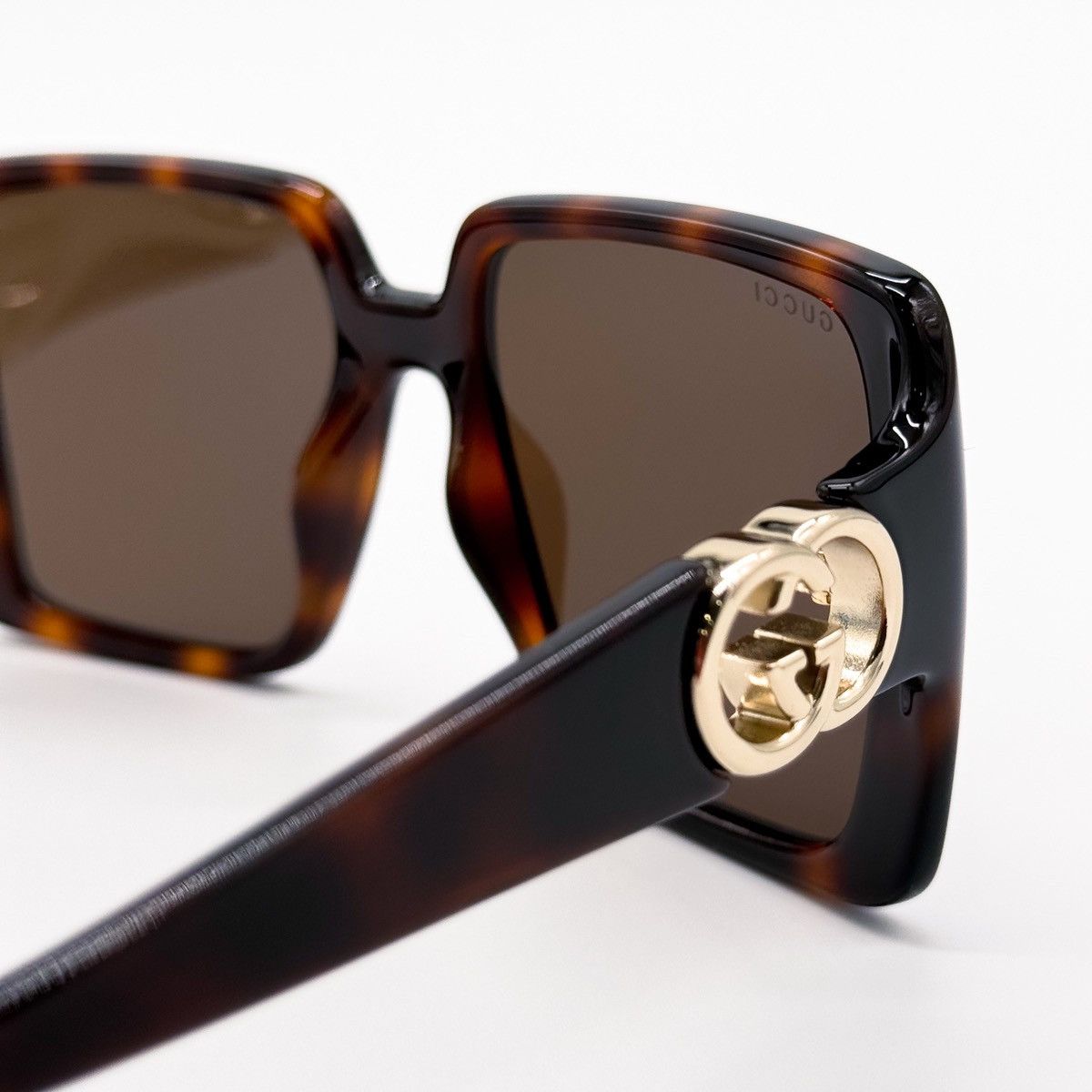Gucci NEW GUCCI GG1692S 002 SQUARE HAVANA BROWN WOMEN SUNGLASSES Size ONE SIZE - 8 Thumbnail