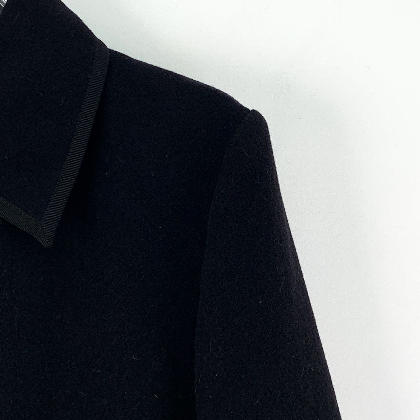 Miu Miu Miu Miu Cotton Coat Black (40) Size S / US 4 / IT 40 - 3 Thumbnail