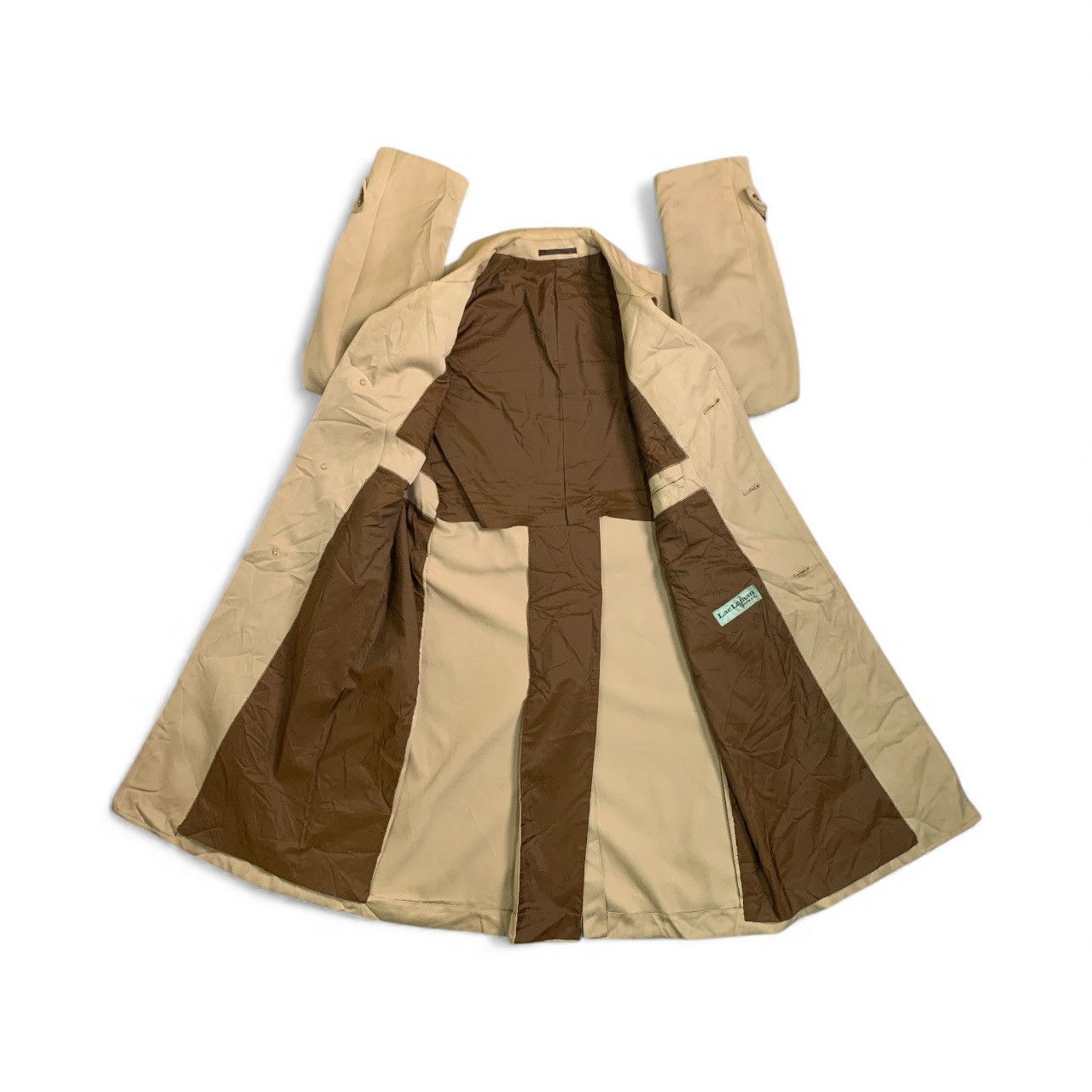 Japanese Brand Rare Design Vintage Lac Leman Rovel Trench Coats Size M / US 6-8 / IT 42-44 - 3 Thumbnail