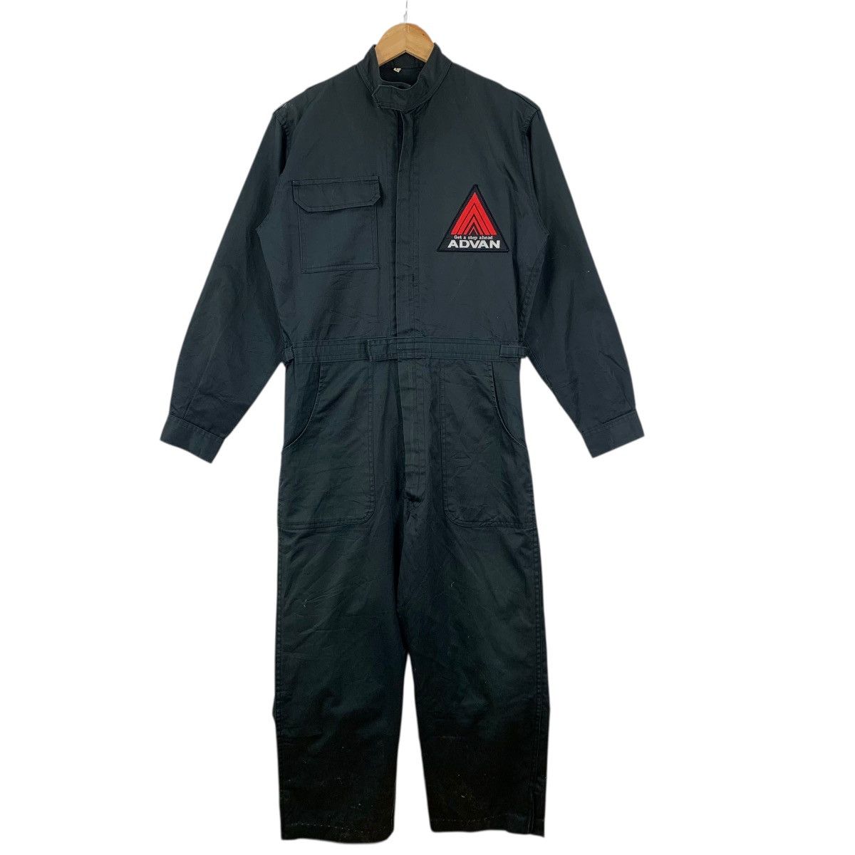 Vintage Vintage ADVAN RACING TEAM Mechanic Engineer Jumpsuits Wear Size US 34 / EU 50 - 3 Thumbnail