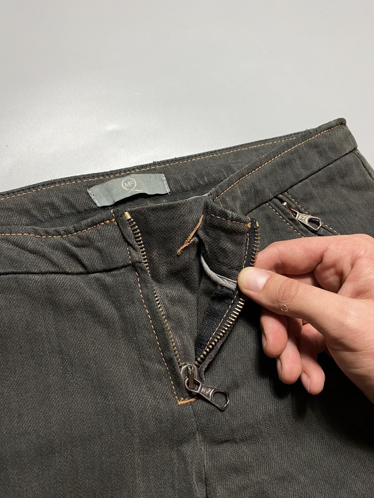 Alexander McQueen × Vintage 🔥Alexander McQueen exclusive denim pants Size 27" / US 4 / IT 40 - 7 Thumbnail