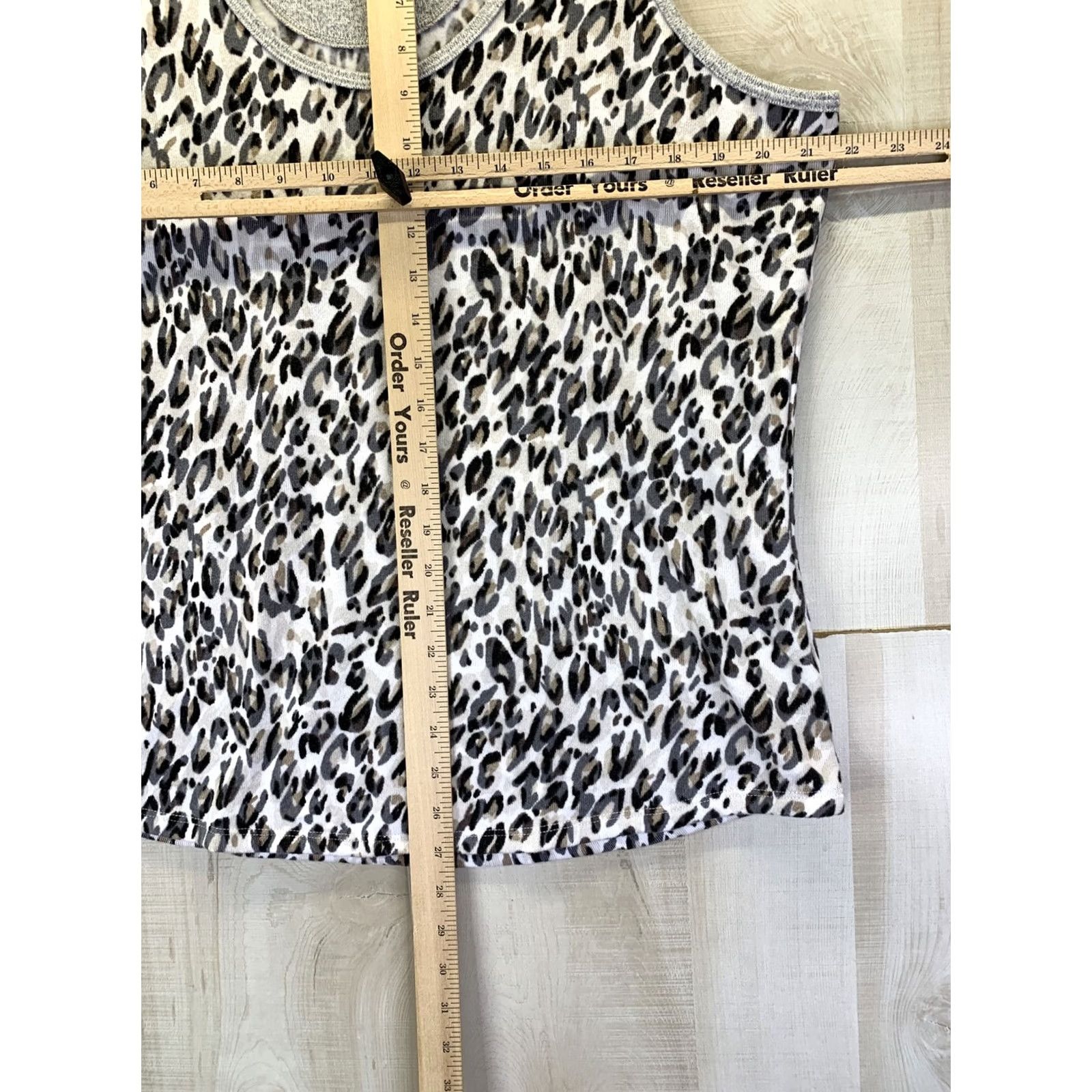 Vintage VINTAGE? Live Love Lounge Karen Neuburger XXL Leopard Print Knit Tank Top-11090 Size XXL / US 16-18 / IT 52-54 - 3 Thumbnail
