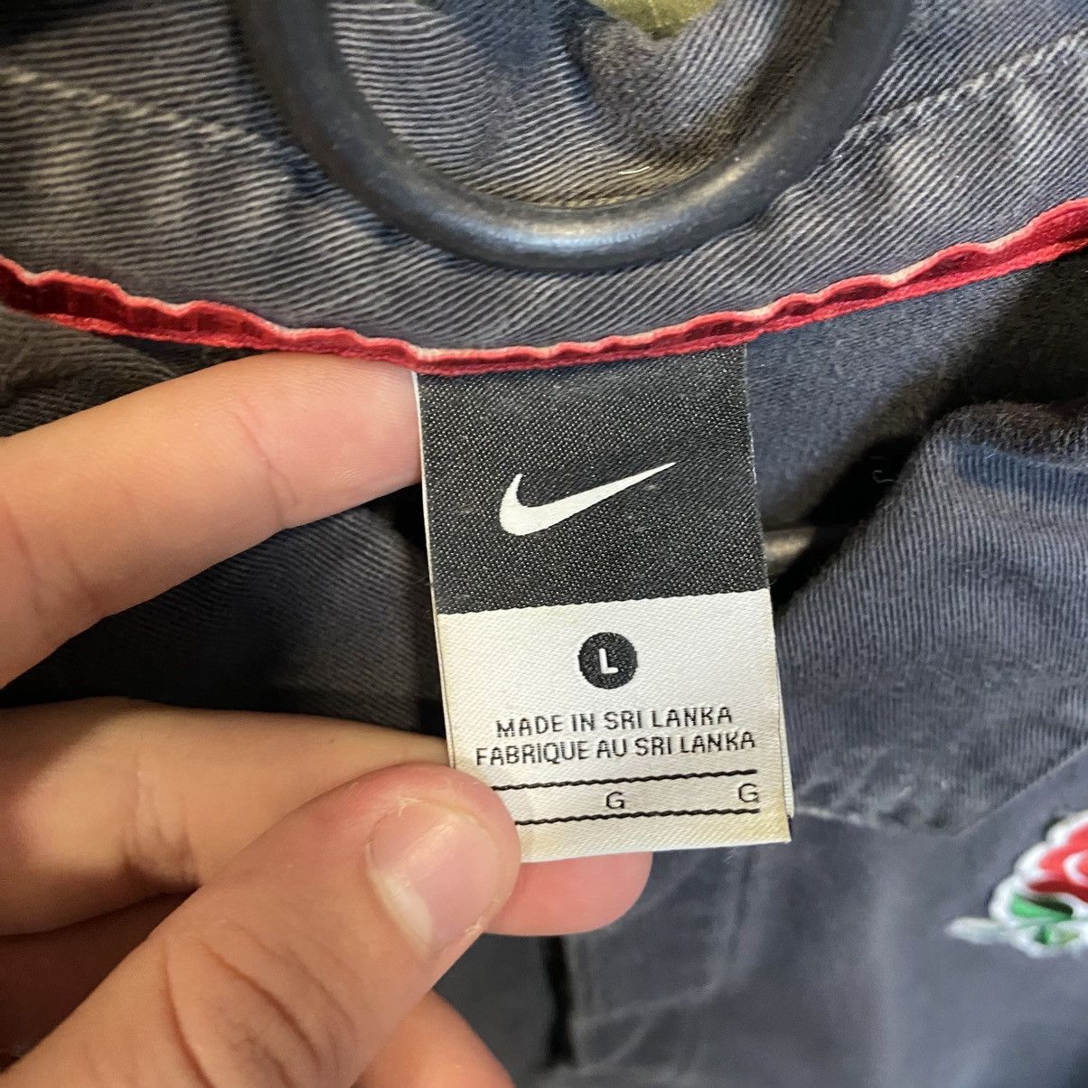 Nike Vintage Nike England Rugby o2 streetwear y2k longsleeve Size US L / EU 52-54 / 3 - 6 Thumbnail