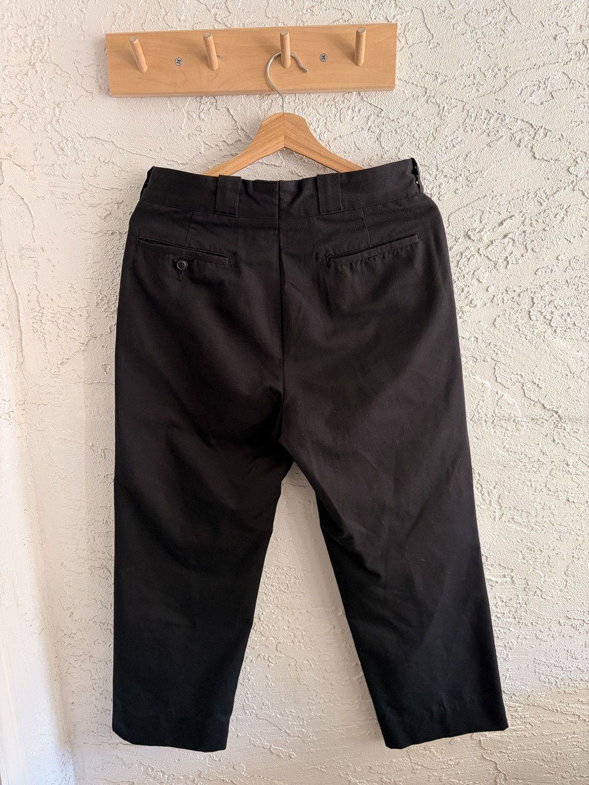 Comoli Black postwork twill pants trousers size 2 Size US 32 / EU 48 - 4 Thumbnail