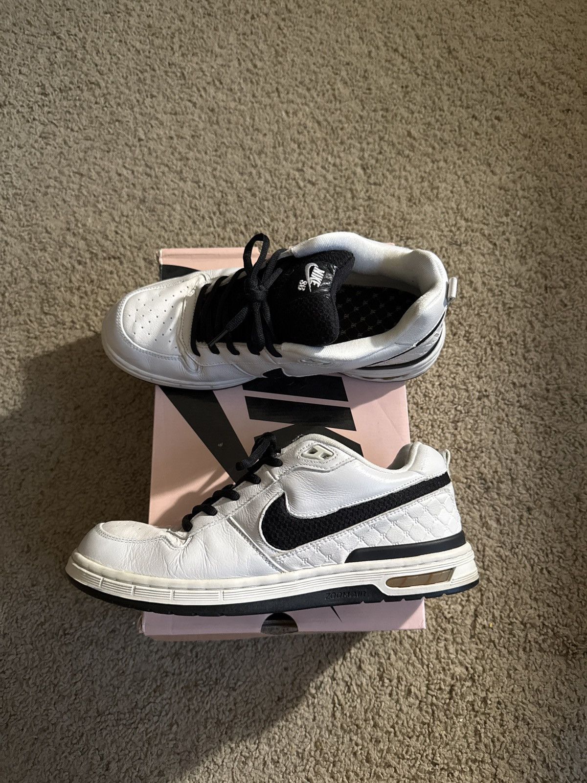 Nike SB Nike SB Paul Rodriguez Zoom Air Low (P Rod 1) White SZ11.5 Size US 11.5 / EU 44-45 - 2 Thumbnail