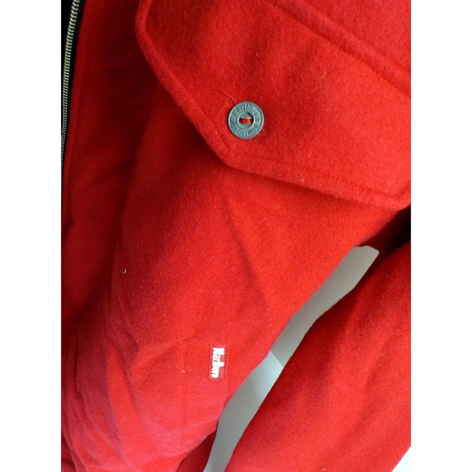 Marlboro Marlboro Mens Zipper Front Reversible Wool Blend Jacket Red/Black XXL Vintage Decade 1980s 2XL Casual Pockets on Both Sides Mens Size US XXL / EU 58 / 5 - 6 Thumbnail