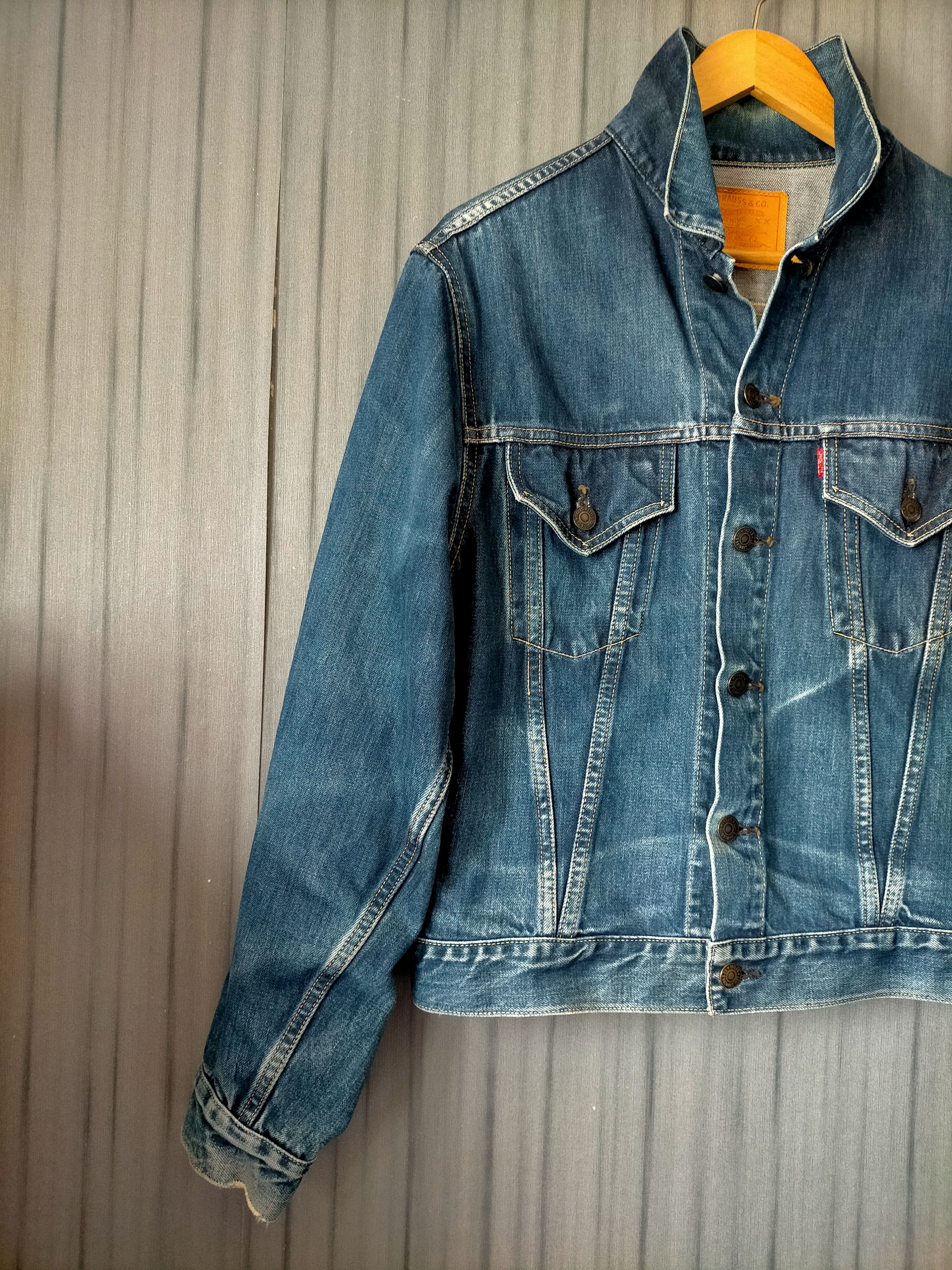 Levi's Vintage Clothing Levis 557xx Capital E trucker jacket Size US M / EU 48-50 / 2 - 7 Thumbnail