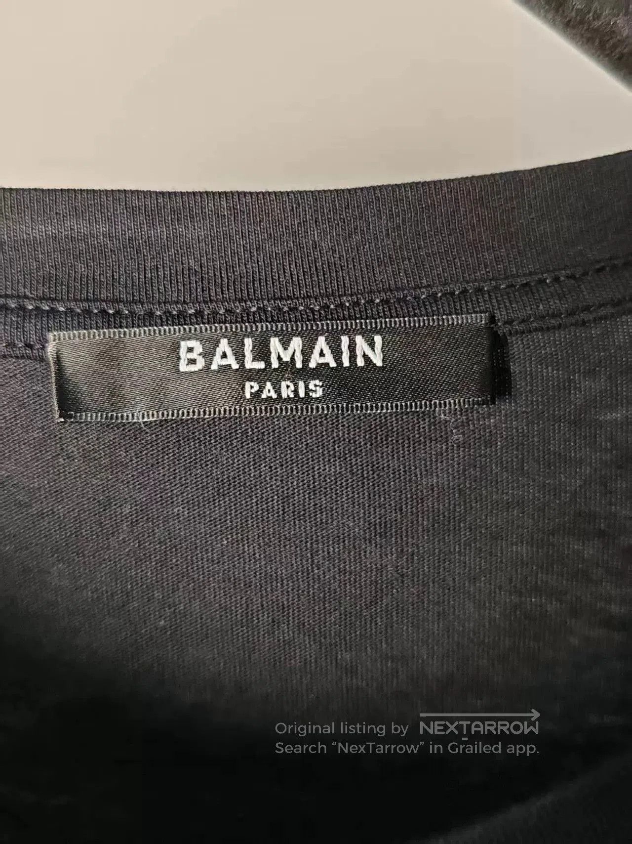 Balmain Balmain Statement Short Sleeve T-Shirt. Size US M / EU 48-50 / 2 - 3 Thumbnail