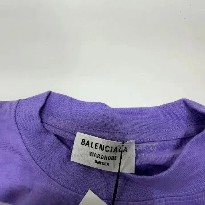 Balenciaga Balenciaga Purple Logo Print Short Sleeve T-Shirt. Size US XS / EU 42 / 0 - 4 Thumbnail