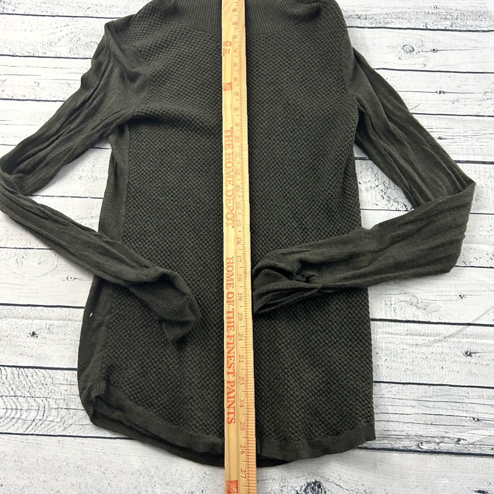 Vintage Adrienne Vittadini Sweater Shirt Women S Brown 100% Merino Wool Turtleneck Pullover Size S / US 4 / IT 40 - 2 Thumbnail