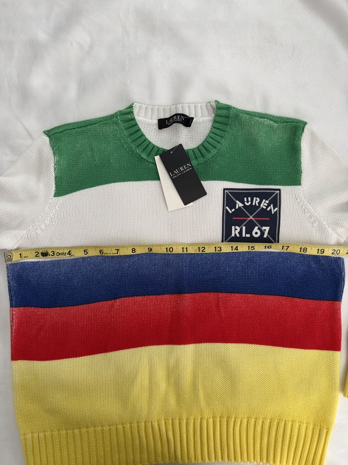Ralph Lauren Lauren Ralph Lauren Striped Crewneck Sweater Size S / US 4 / IT 40 - 7 Thumbnail