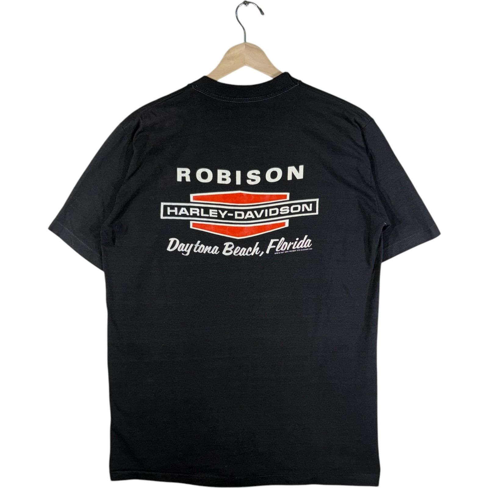 Velva Sheen VTG Harley Davidson Robinson Daytona Beach Florida Tee L 90s Size US L / EU 52-54 / 3 - 5 Thumbnail