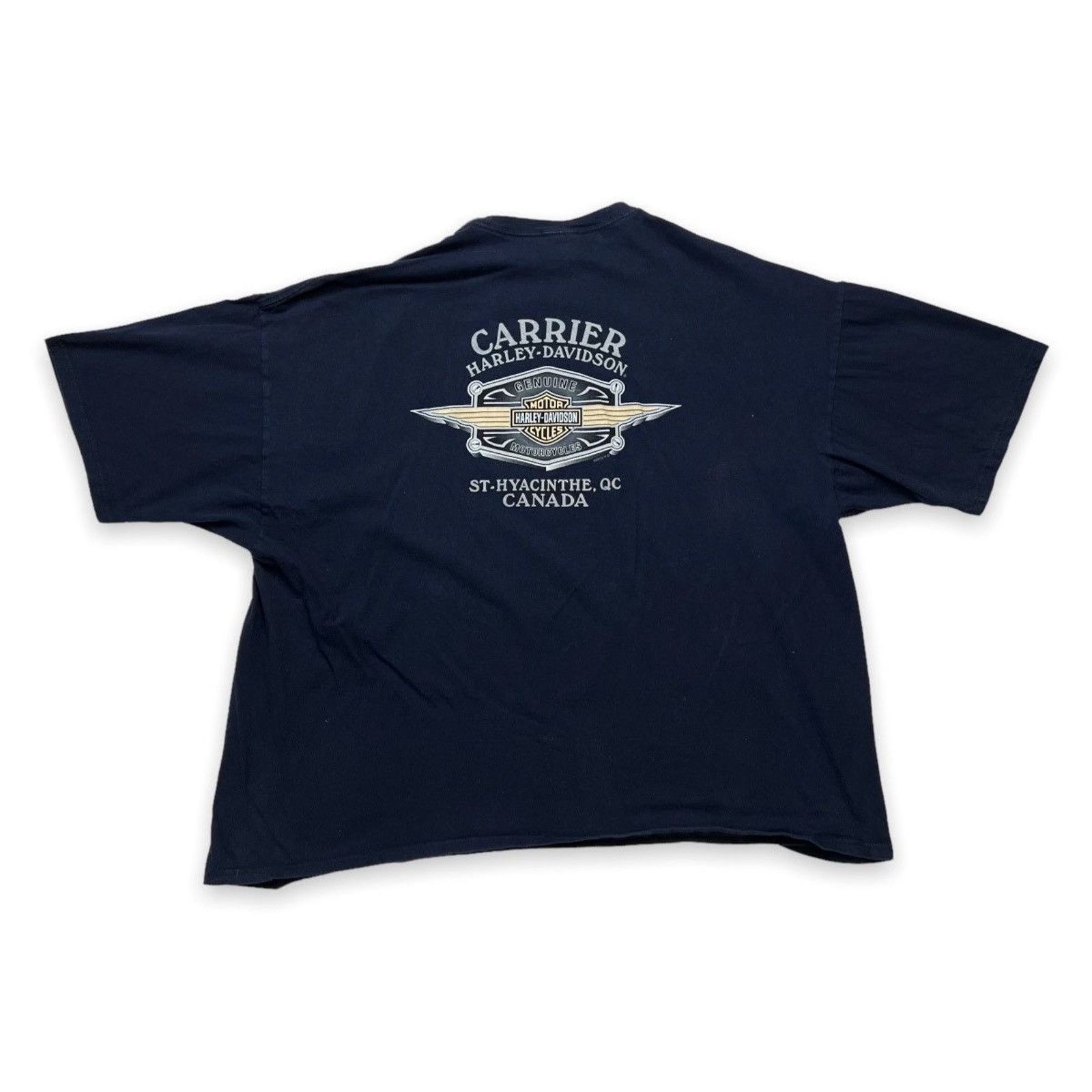 Harley Davidson × Vintage VTG 2013 Harley Davidson T Shirt 4XL Double Sided Biker Tee Size US XXL / EU 58 / 5 - 5 Thumbnail