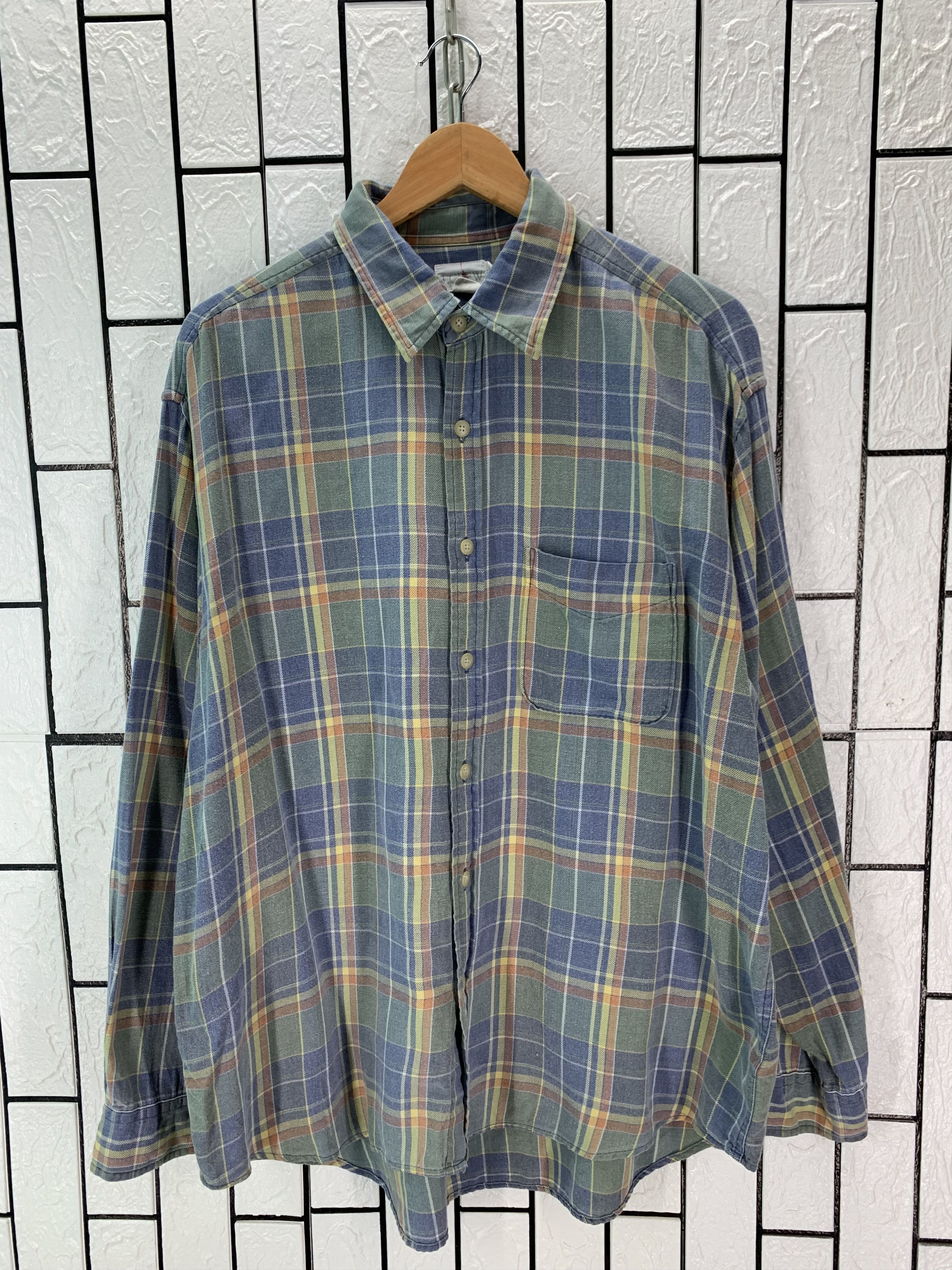 J.Crew Vintage J Crew Flannel Size US XL / EU 56 / 4 - 1 Thumbnail