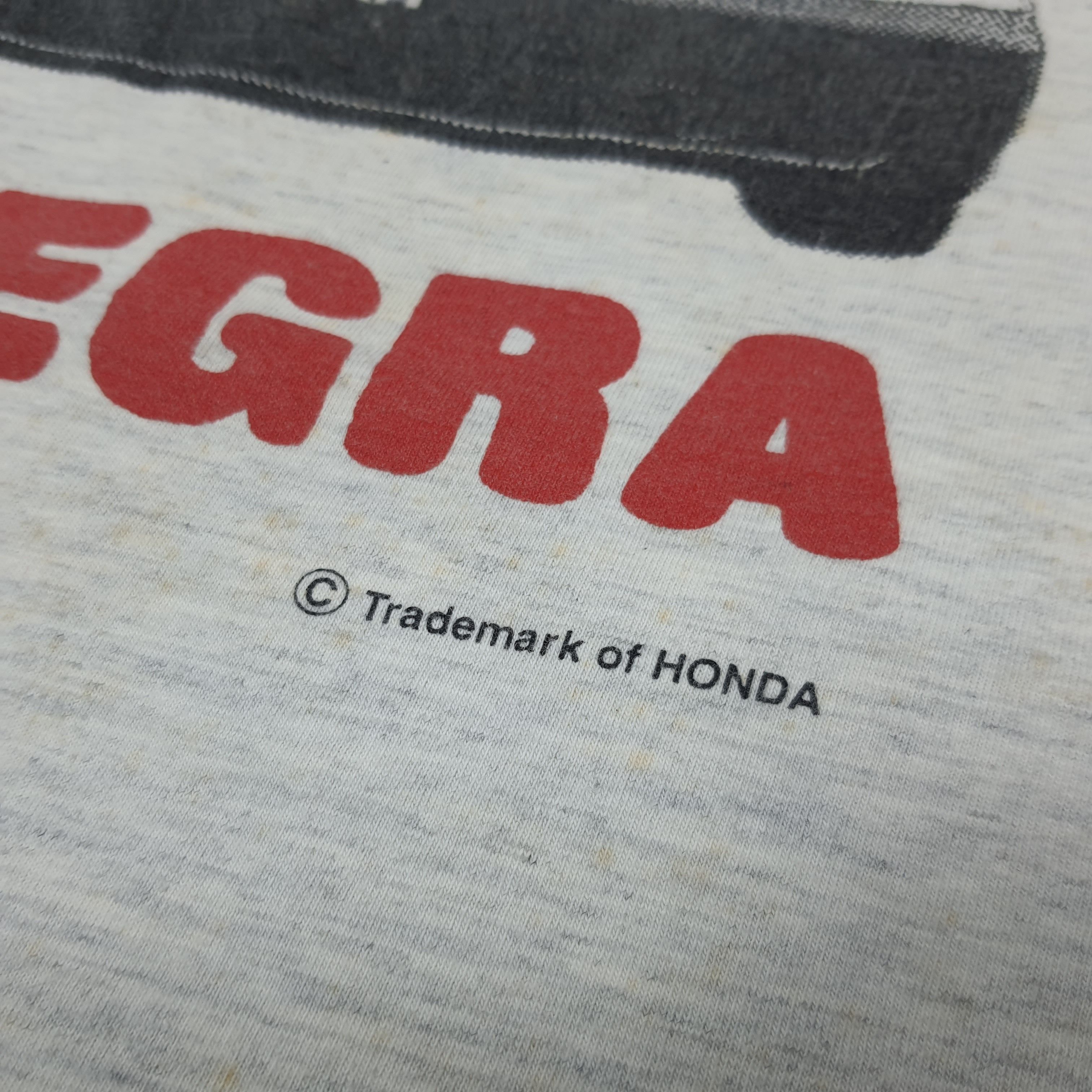Honda Vintage Integra Nottegra Honda Ringer Tshirt C299N30 Size US L / EU 52-54 / 3 - 3 Thumbnail